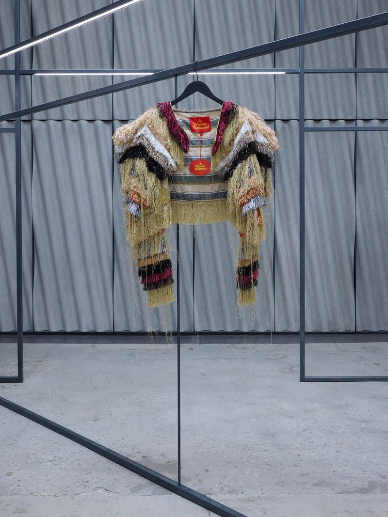 Tiered Fringe Jacket (S26AM0133-S47541-002F)