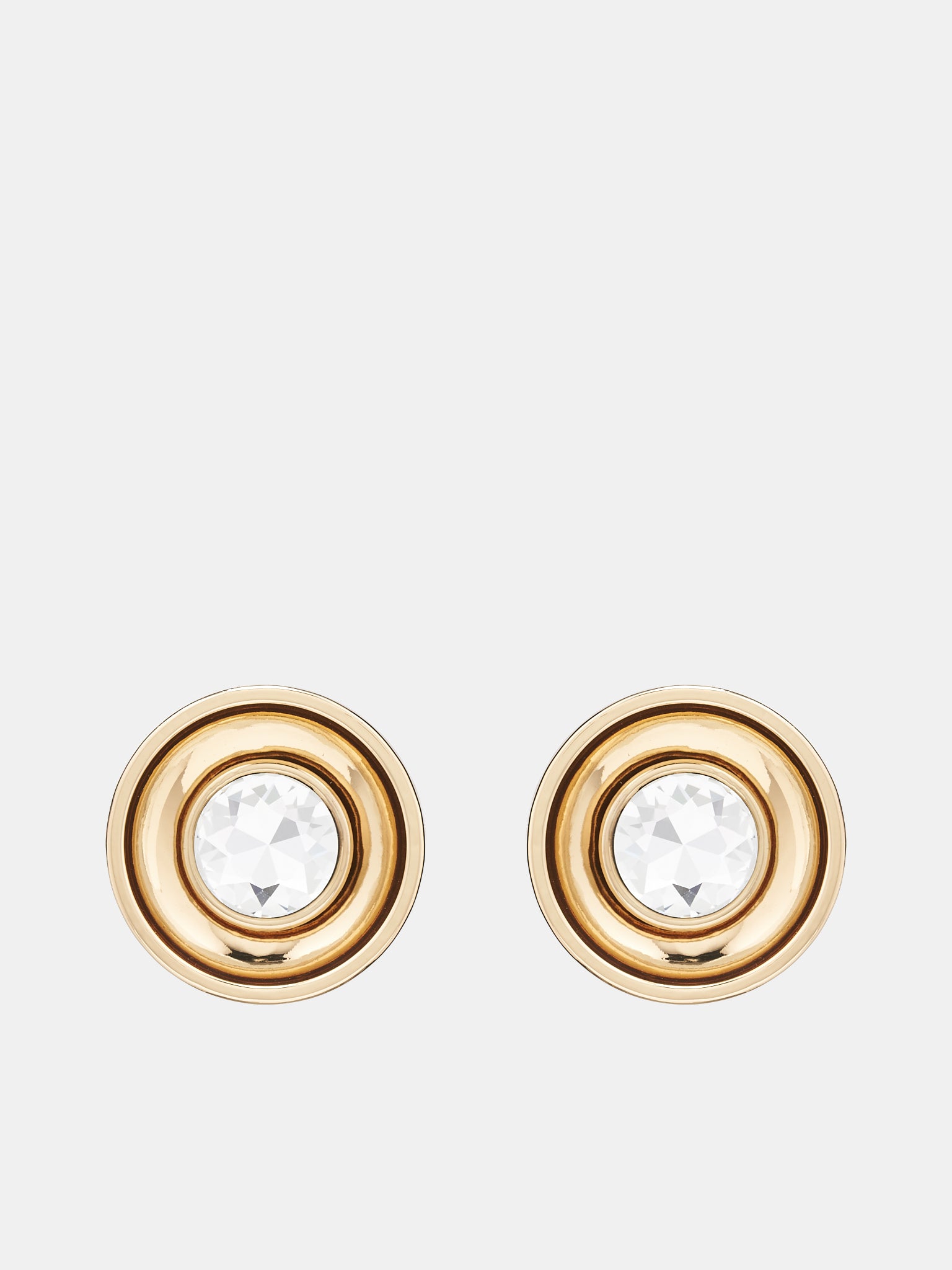 Crystal Medallion Earrings (2024A09311-GOLD)