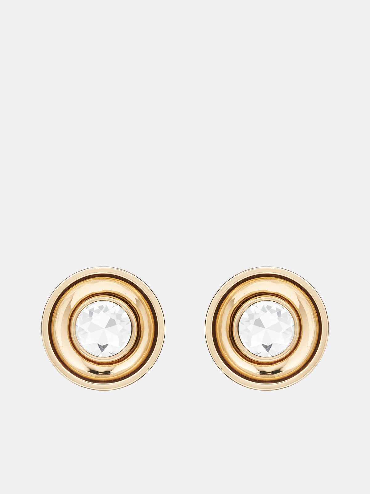Crystal Medallion Earrings (2024A09311-GOLD)