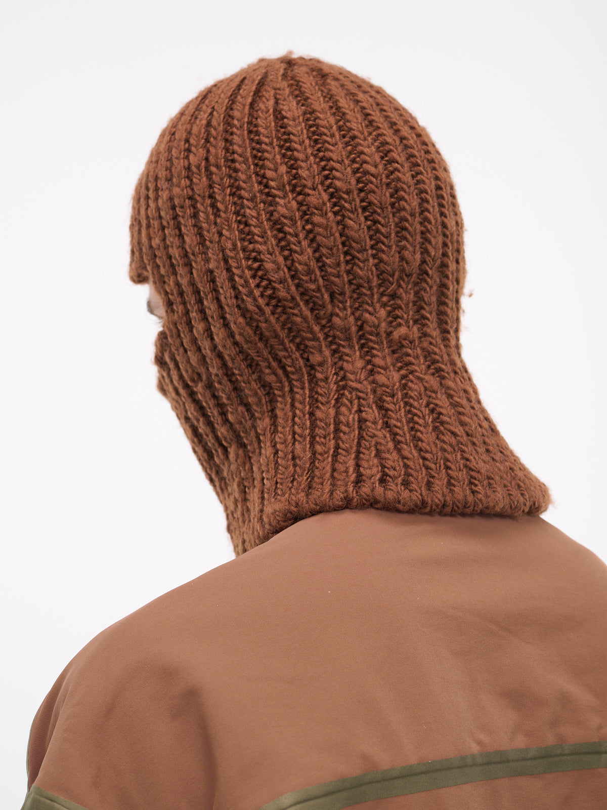 Knit Balaclava (208OT04-BRW0001-BROWN)