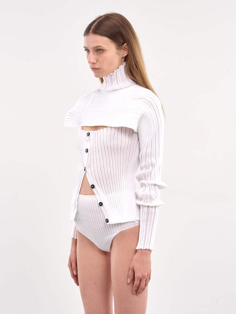 Olga Cardigan (21511-WHITE)