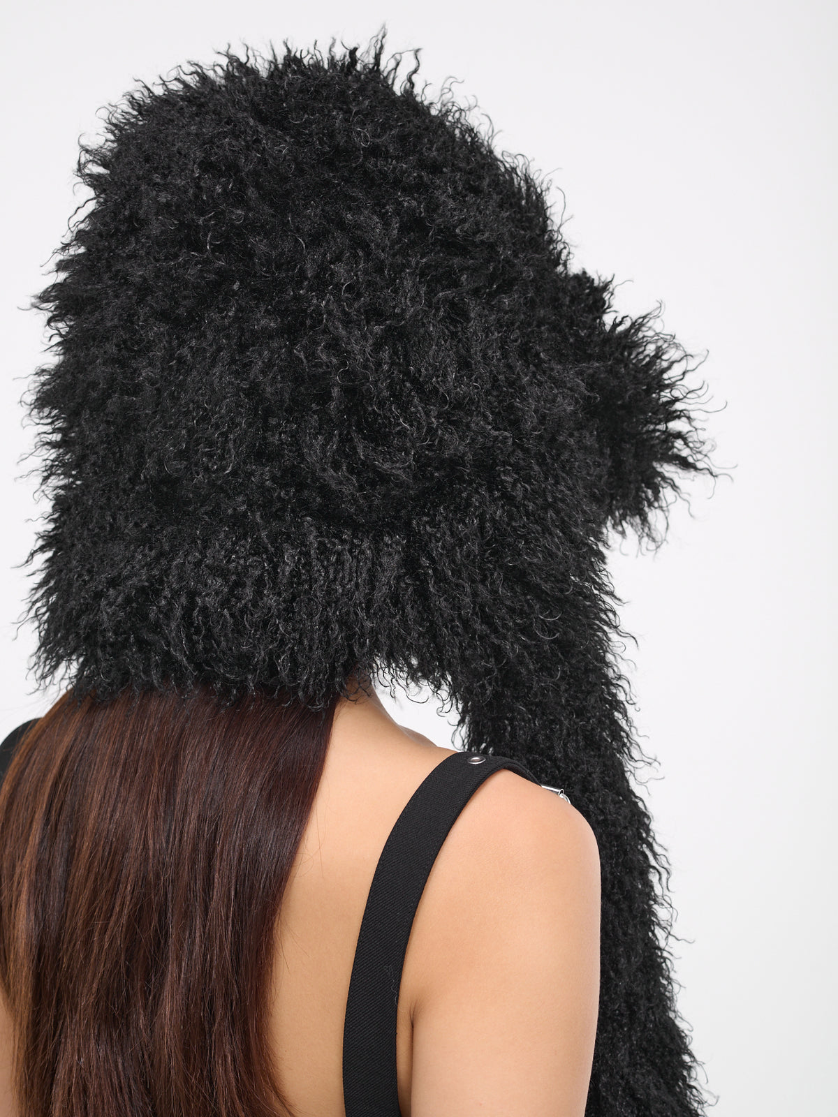 Furry Aviator Hat (219-BLACK)