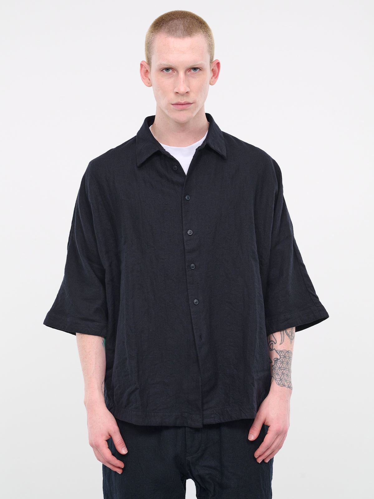 Brushed Shirt (21HC314-DARK-NAVY)