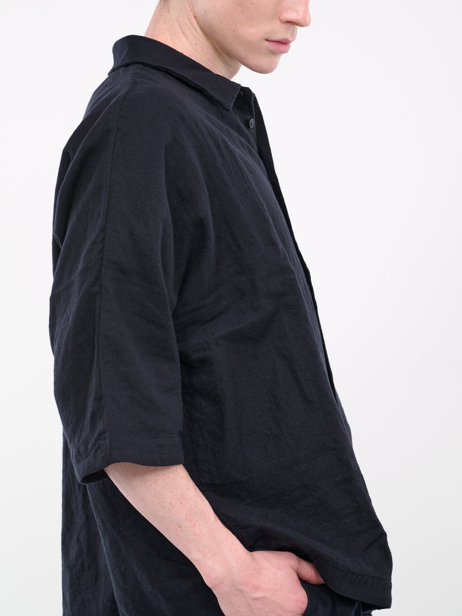 Brushed Shirt (21HC314-DARK-NAVY)