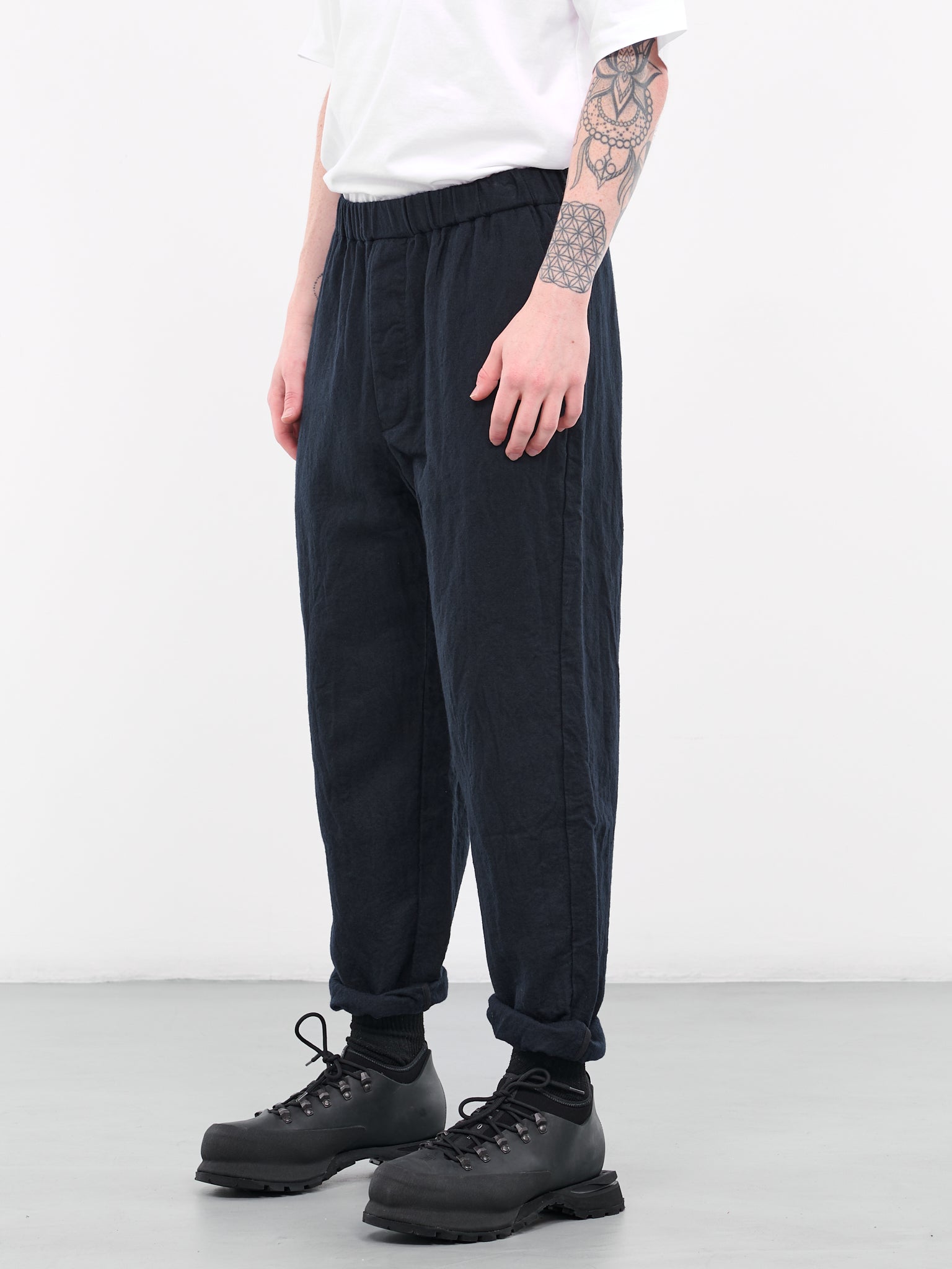Brushed Pants (21HP211-DARK-NAVY)