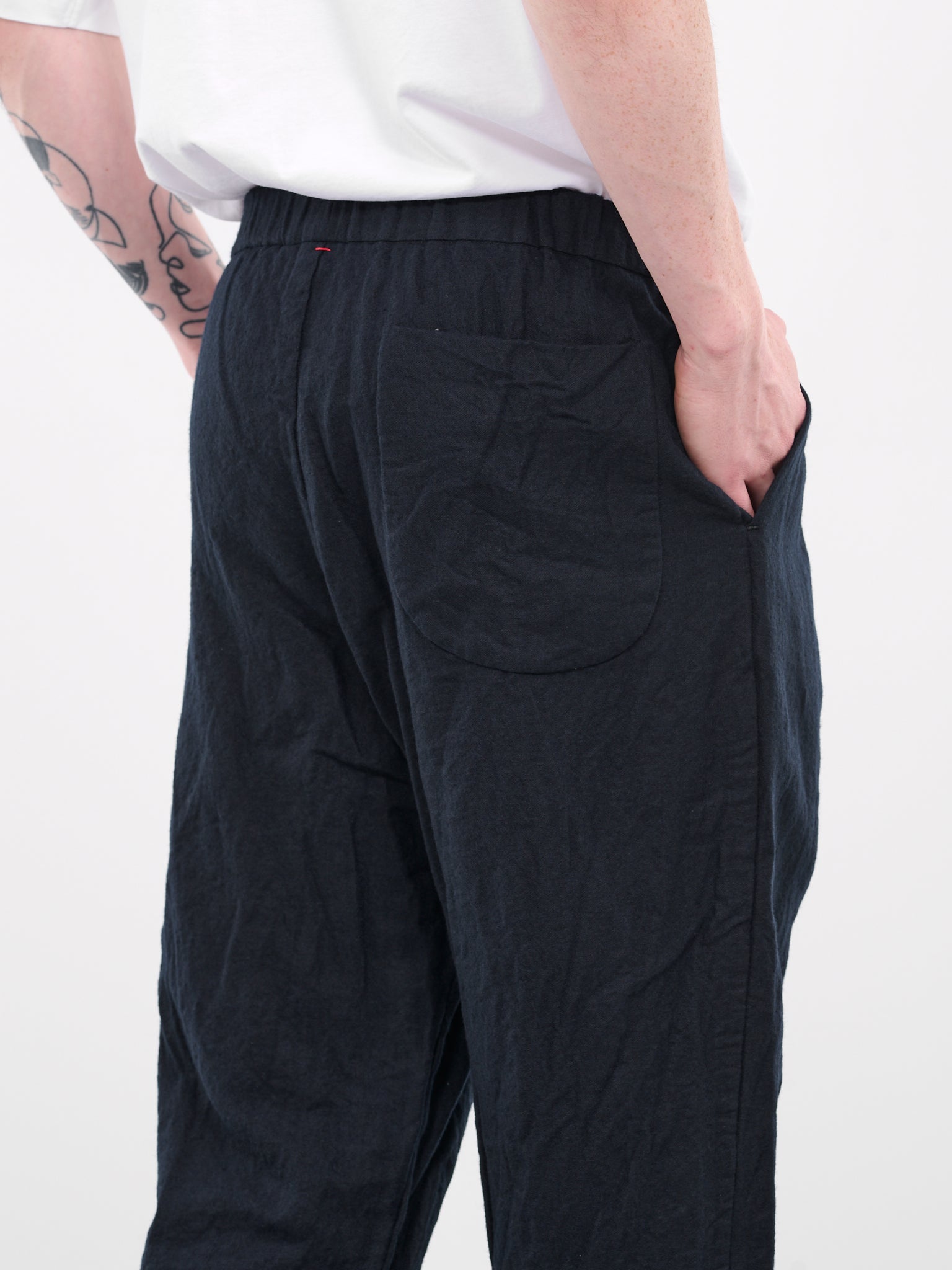 Brushed Pants (21HP211-DARK-NAVY)