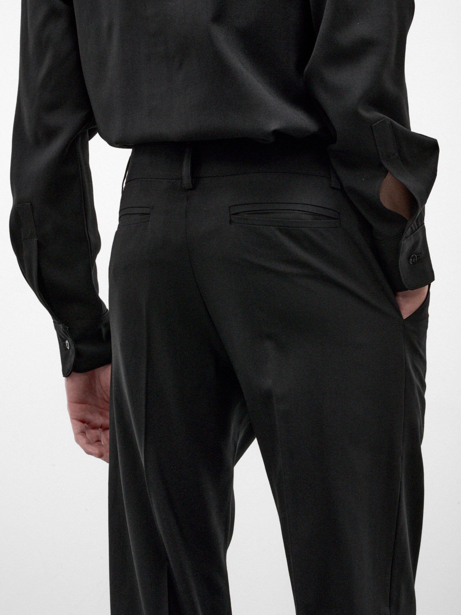 Black Nylon Alternate Pants (22-ALTERNATE-PANTS-BLACK)