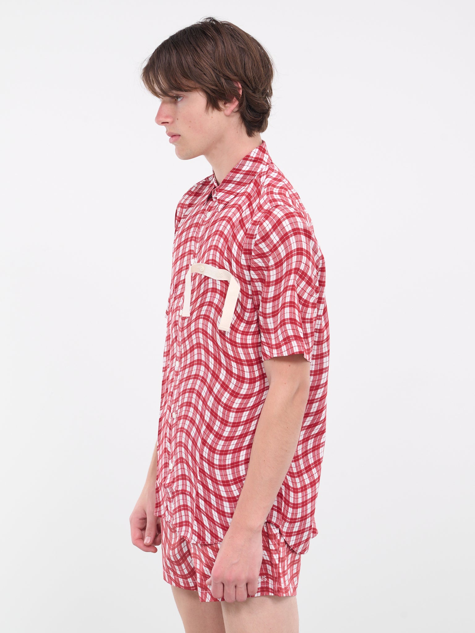 La chemise Melo (225SH006-1002-DARK-RED)
