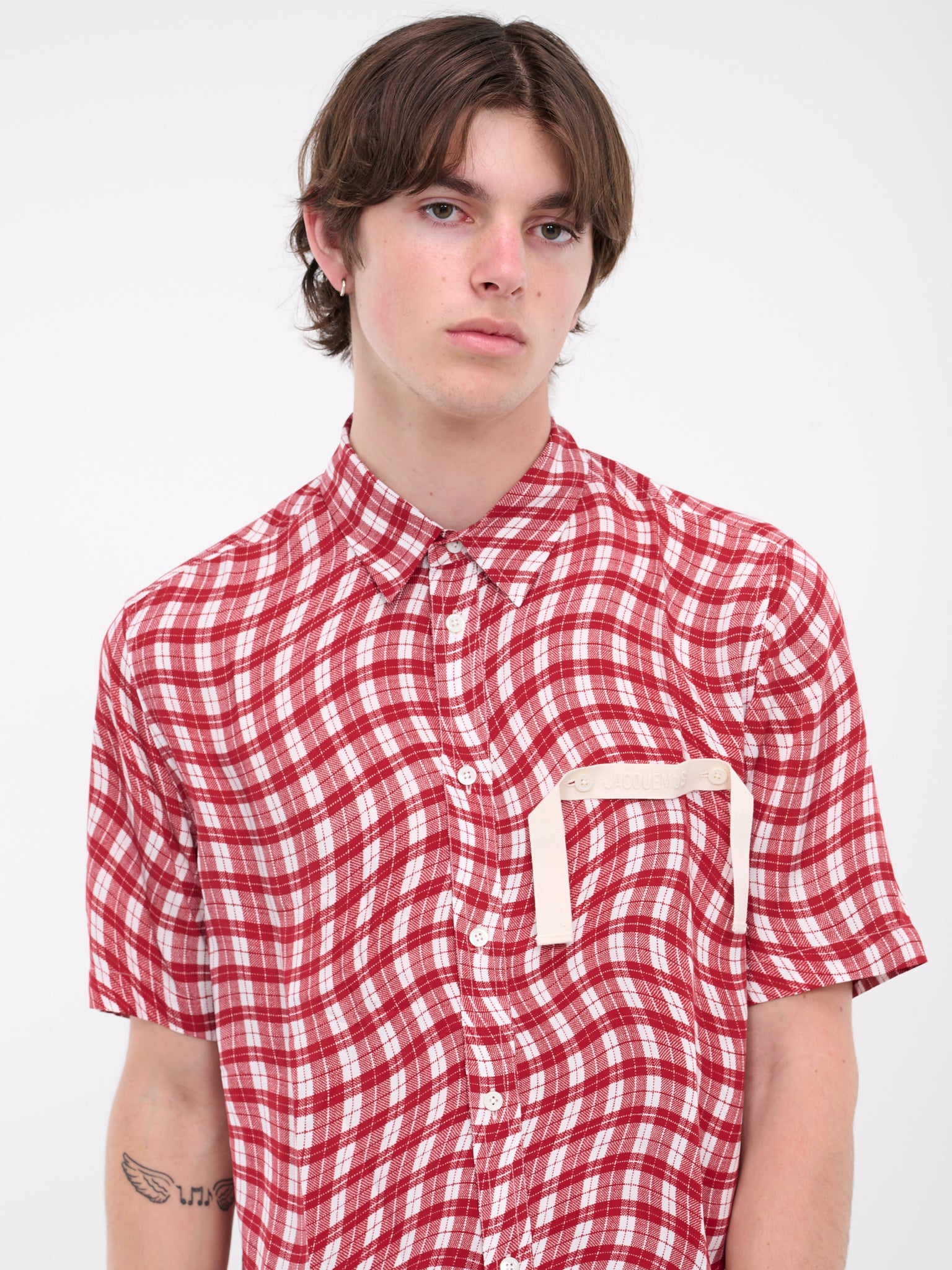 La chemise Melo (225SH006-1002-DARK-RED)