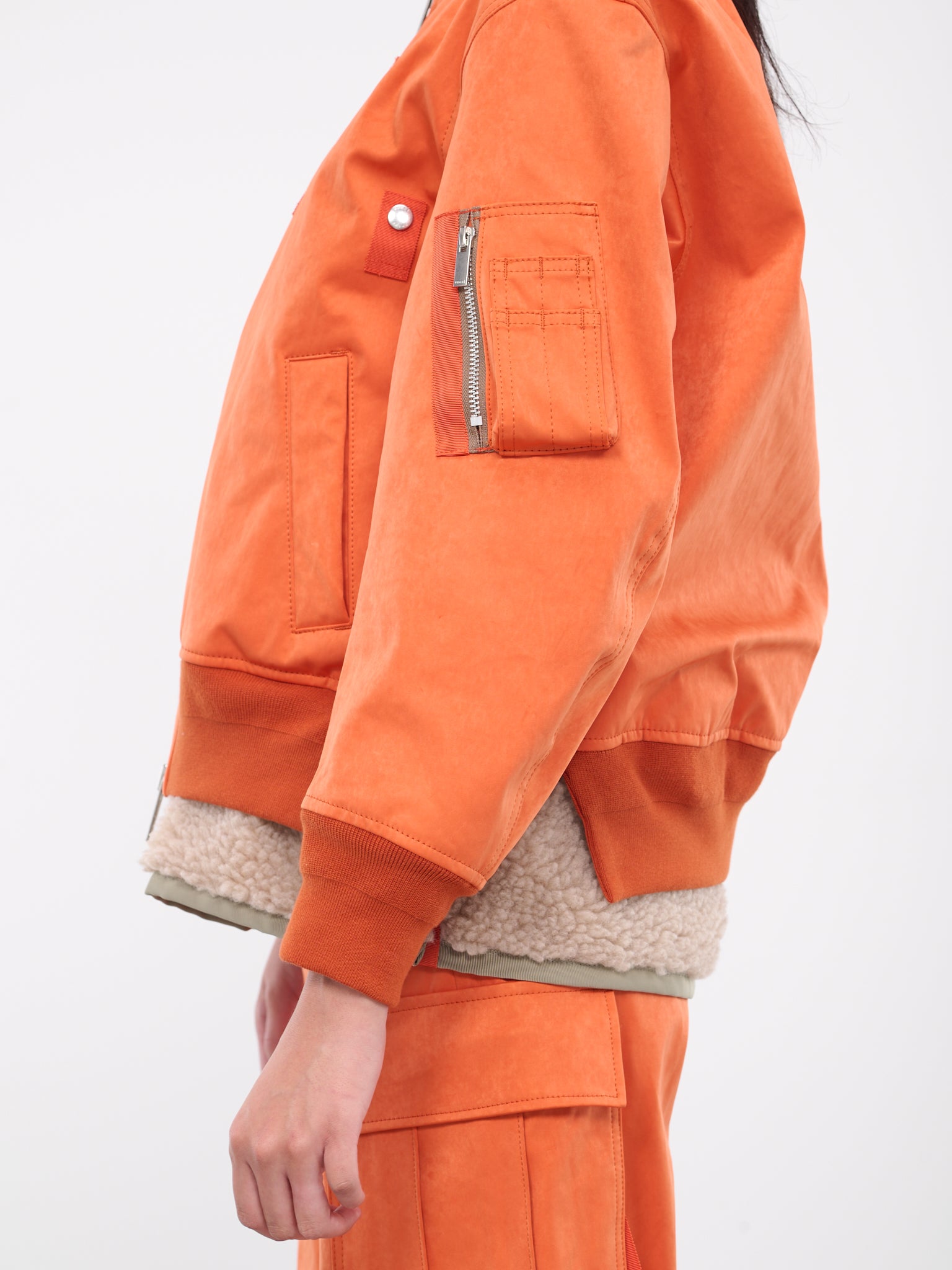 Sherpa Bomber Jacket (23-06892-ORANGE)