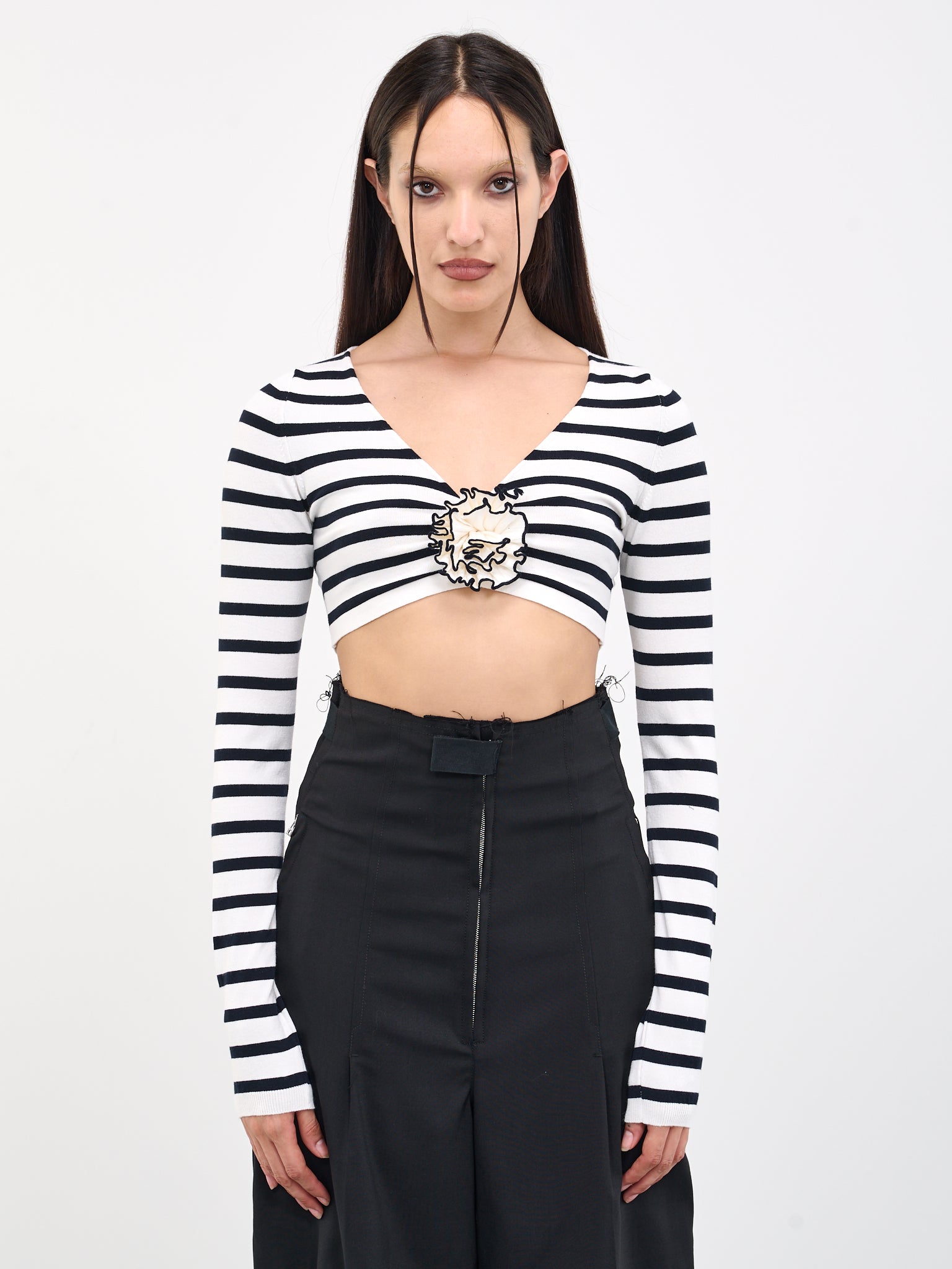 JEAN PAUL GAULTIER Sailor Crop Top | H.Lorenzo - front