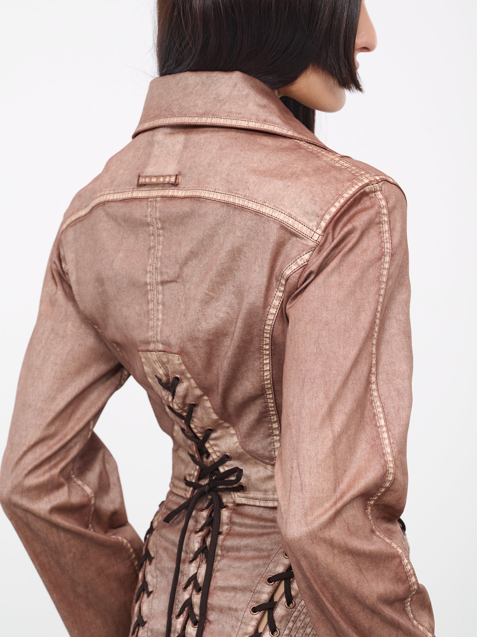 KNWLS Laced Jacket (23-14-F-VE017TP-D005-BROWN-ECR)