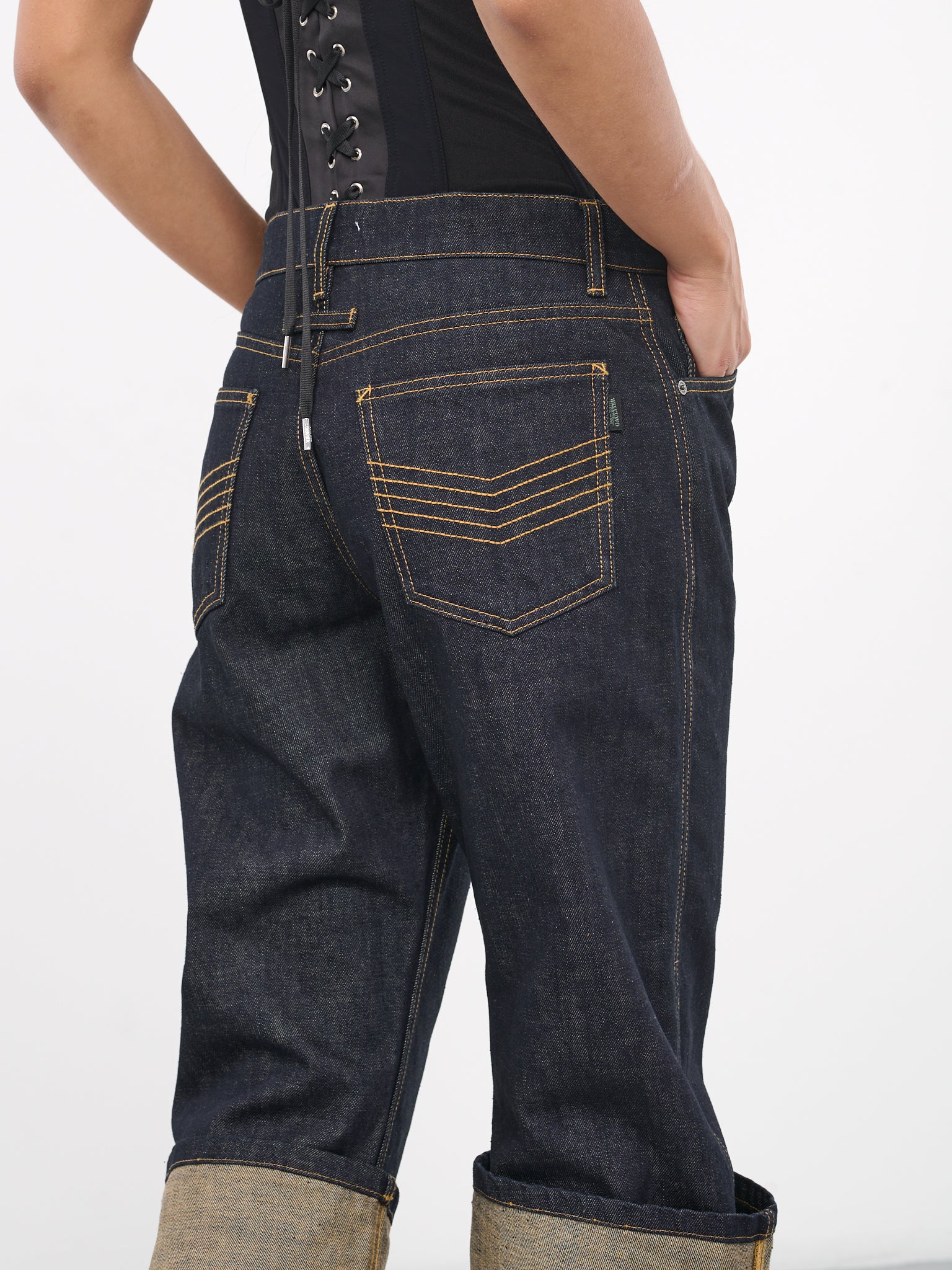 325 Printed Jeans (23-15-F-PA086IL-INDIGO)
