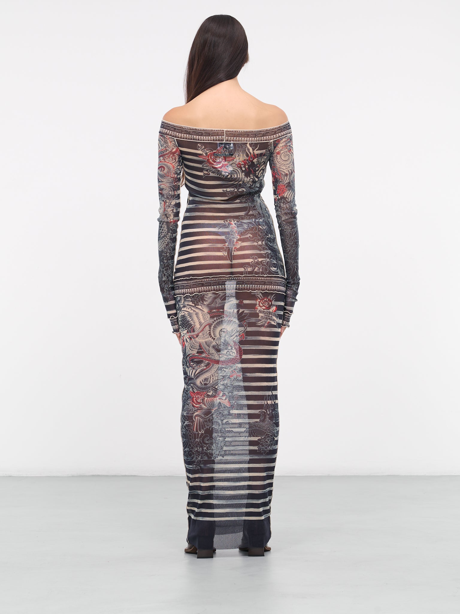 Sailor Tattoo Dress (23-15-F-RO071-T537-NAVY-BLUE-W)