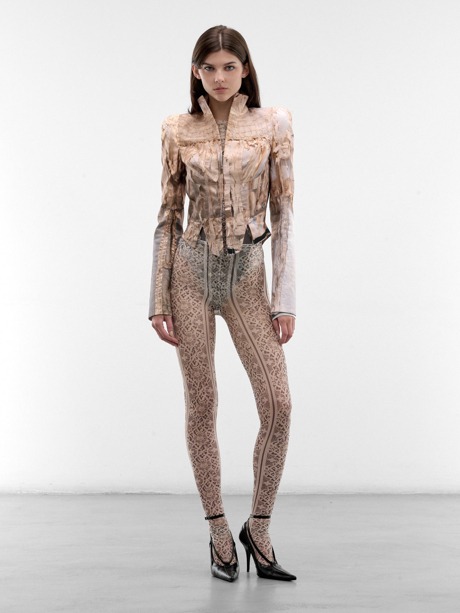 Past Edges Trompe L'oeil Tights (23-PAST-EDGES-TIGHTS-GREY)