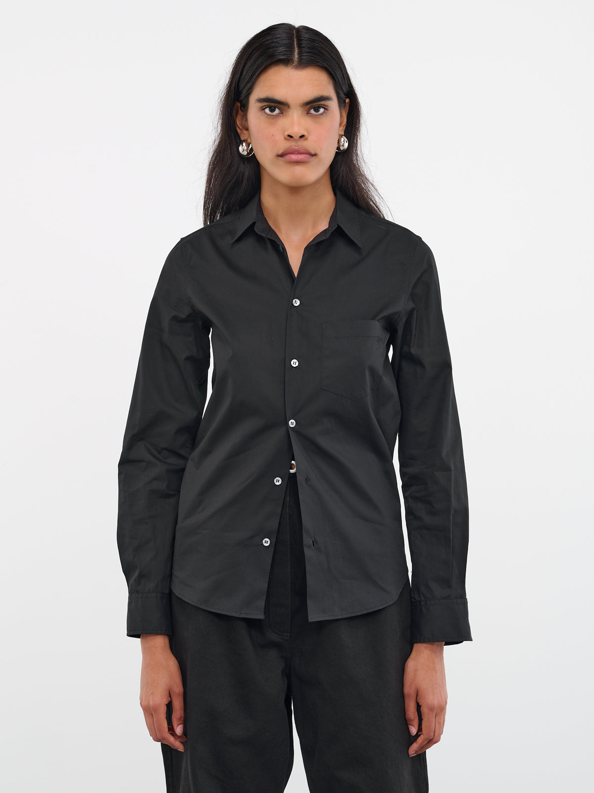 Betty Shirt (2301-W-SH12-FA028-099-BLACK)