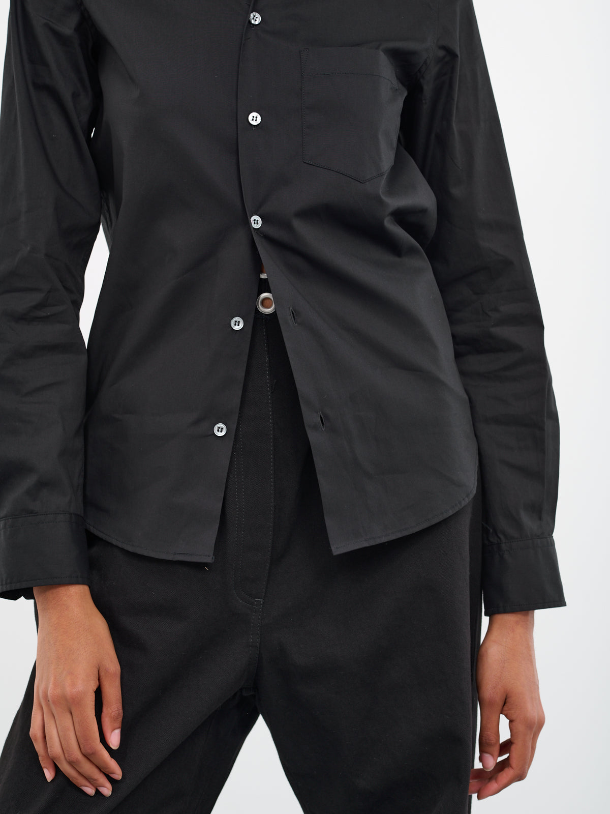 Betty Shirt (2301-W-SH12-FA028-099-BLACK)