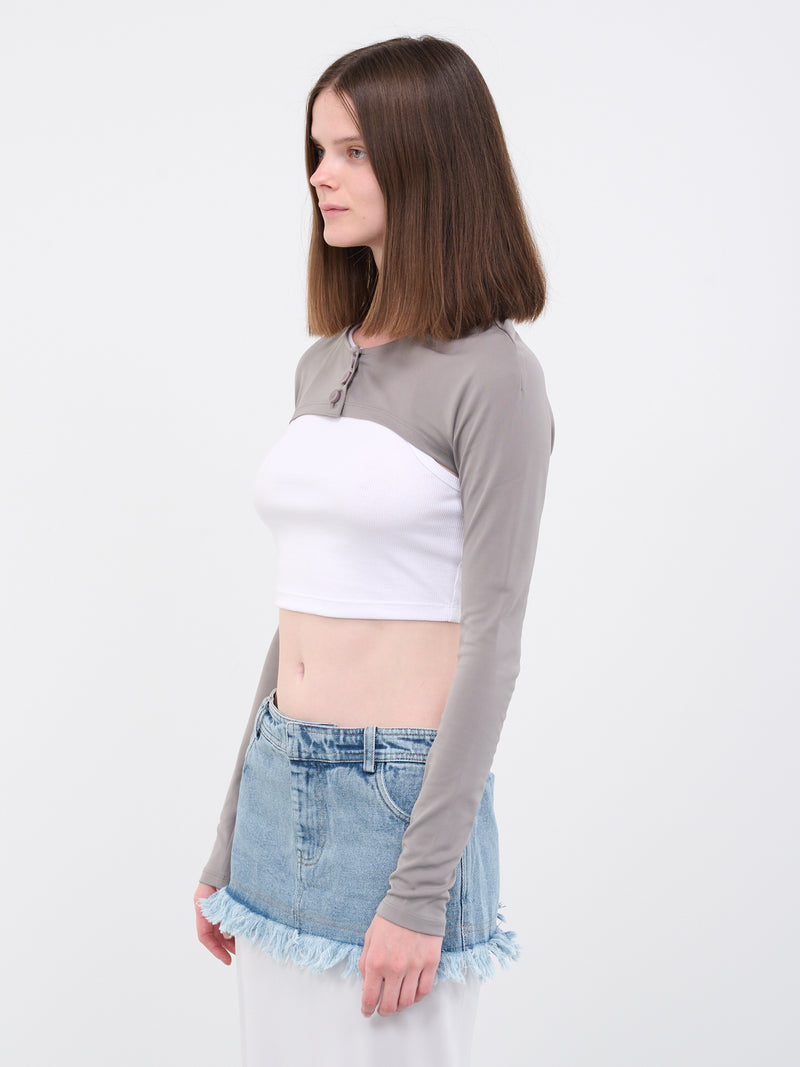 Maillot Ultra Crop Cardigan  (23011051-CONCRETE)