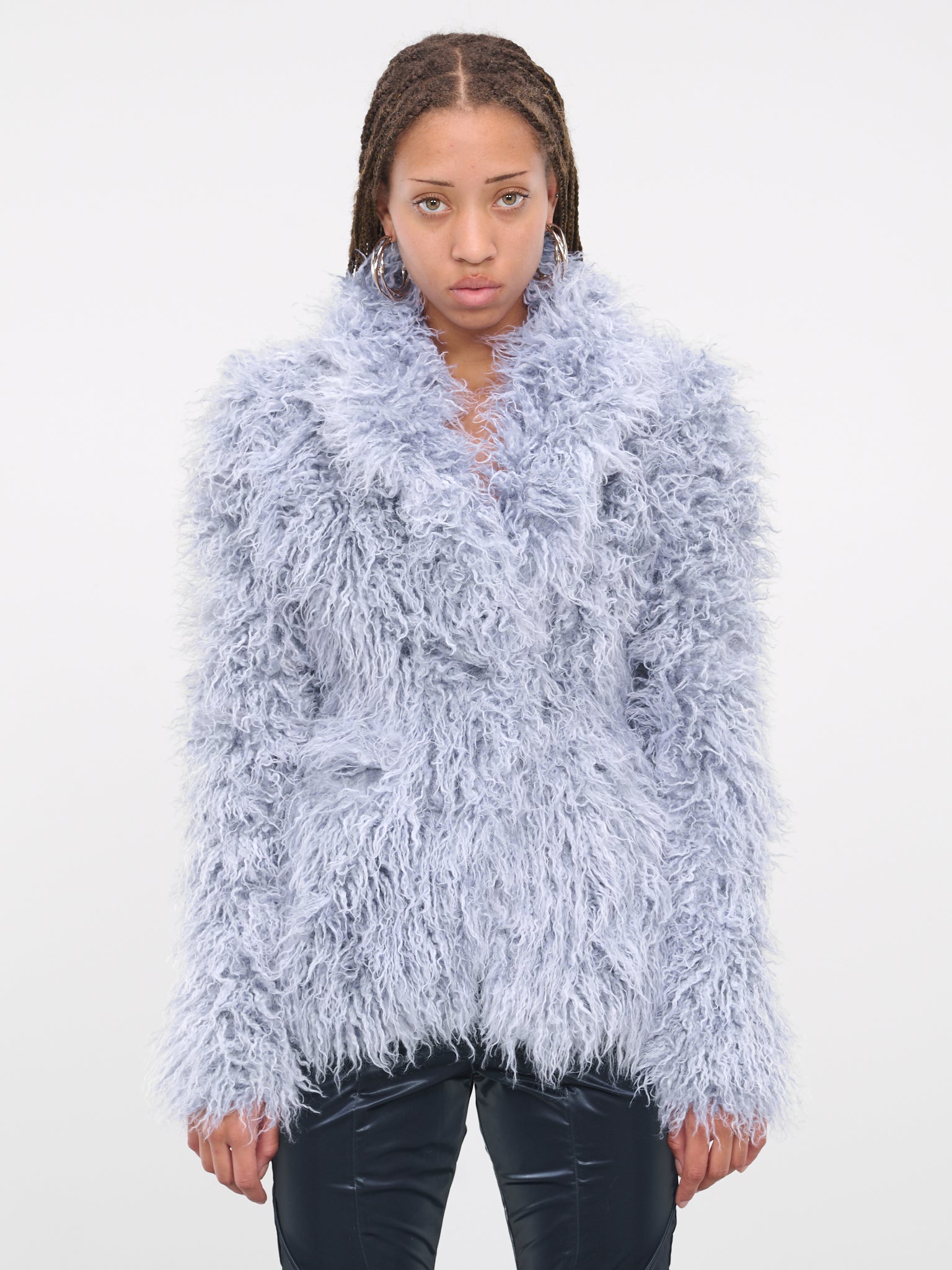 Furry Blazer (2301907-SKY-BLUE)
