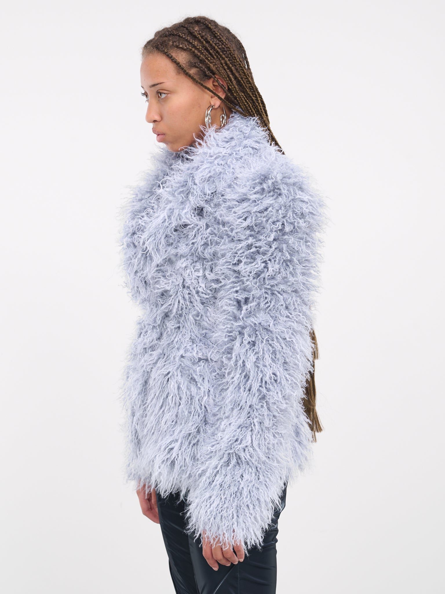 Furry Blazer (2301907-SKY-BLUE)