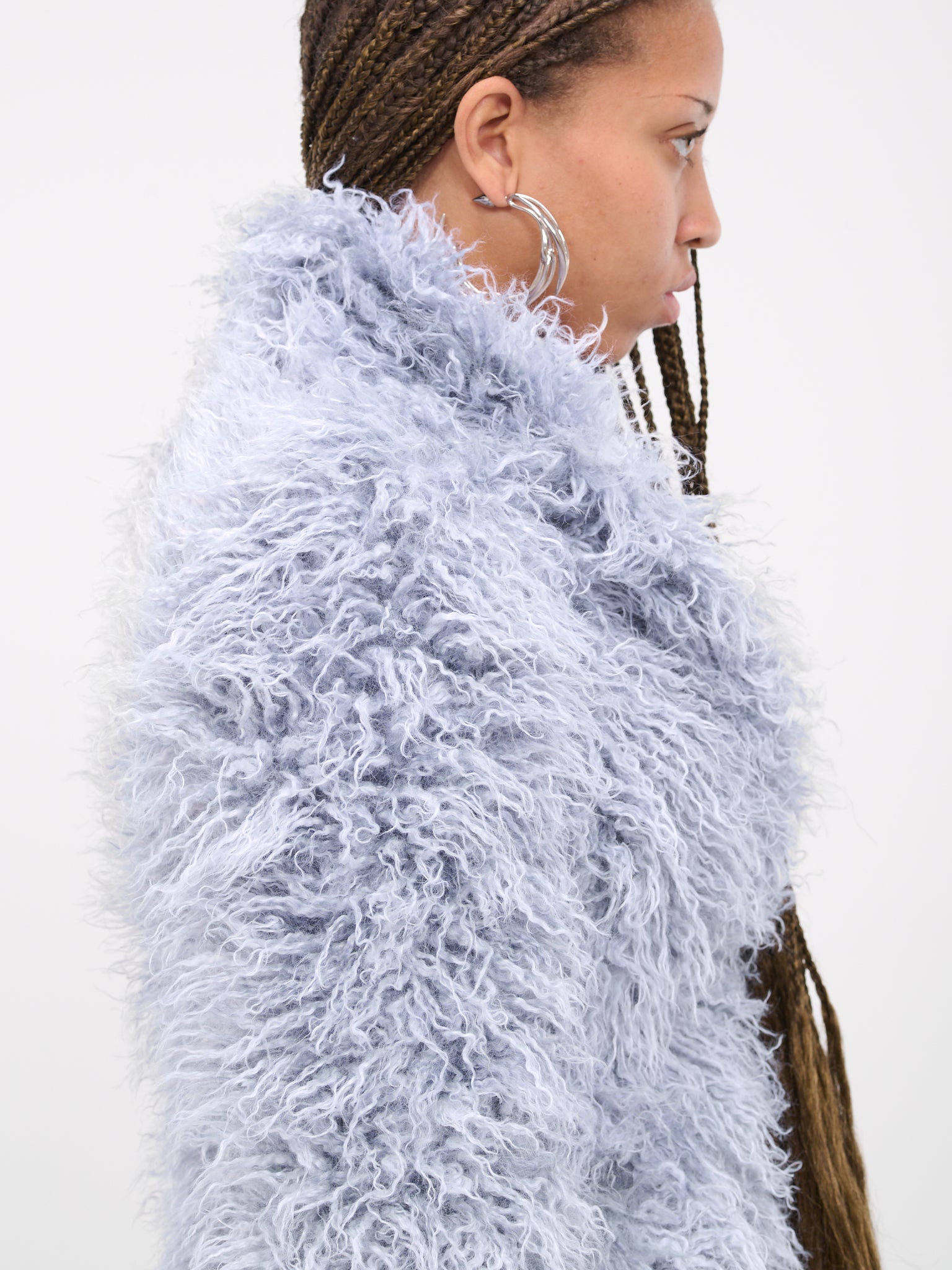 Furry Blazer (2301907-SKY-BLUE)
