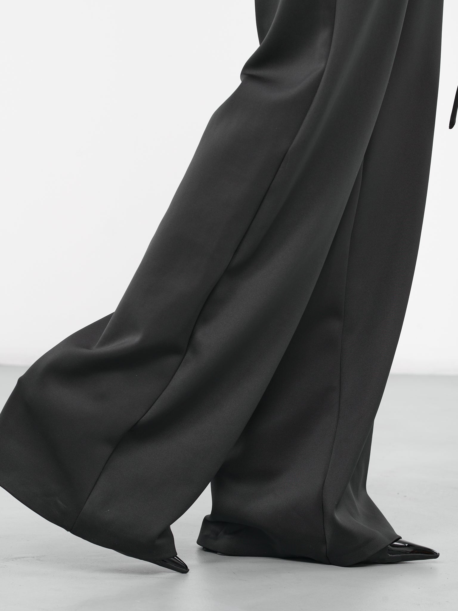 Double Waistband Suit Trousers (02410-BLACK)