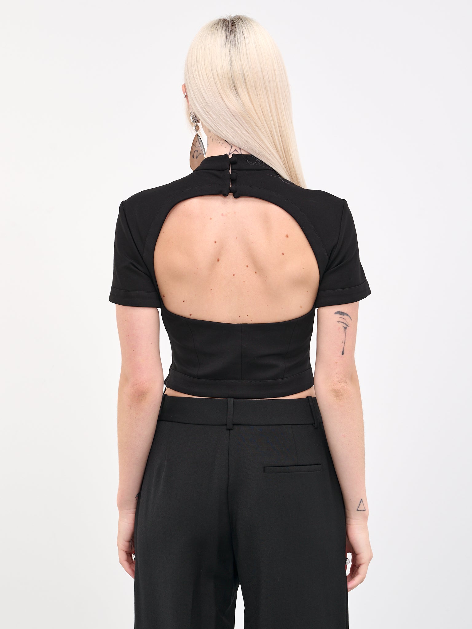 AREA Crystal Bustier Top | H.Lorenzo - back