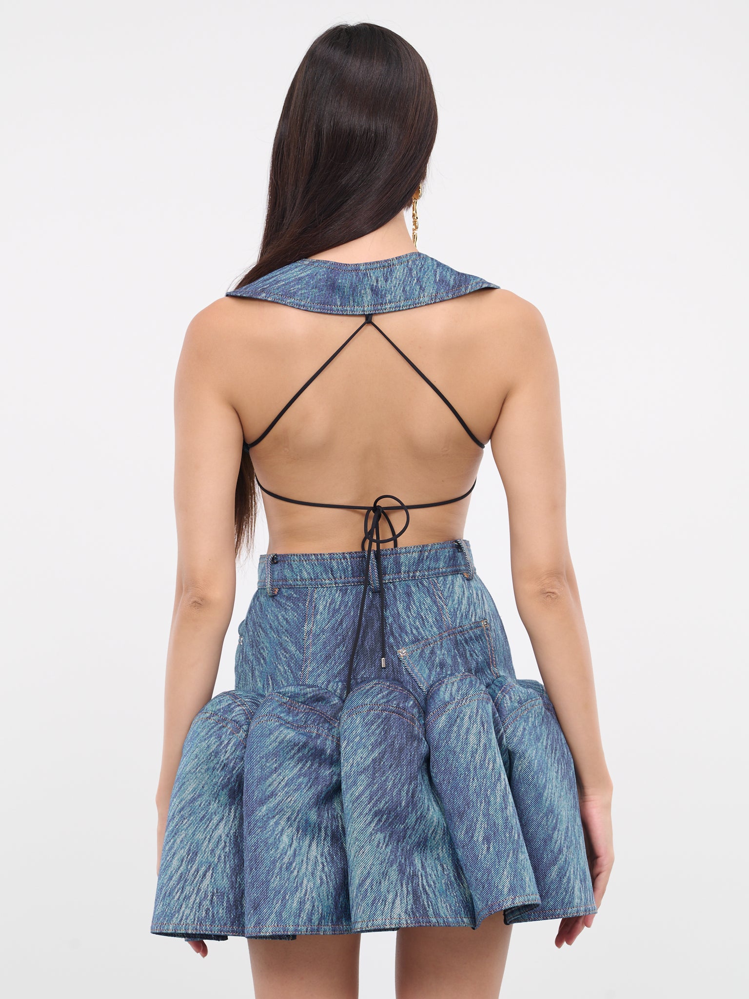 Fur Print Fox Top (2304T01232-INDIGO-MULTI)