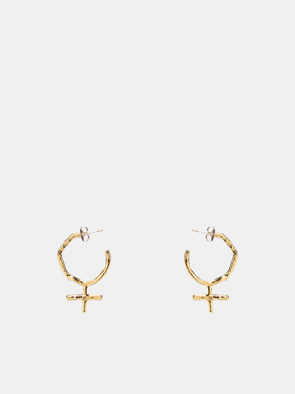 Fem Symbol Earrings (231153-GOLD)