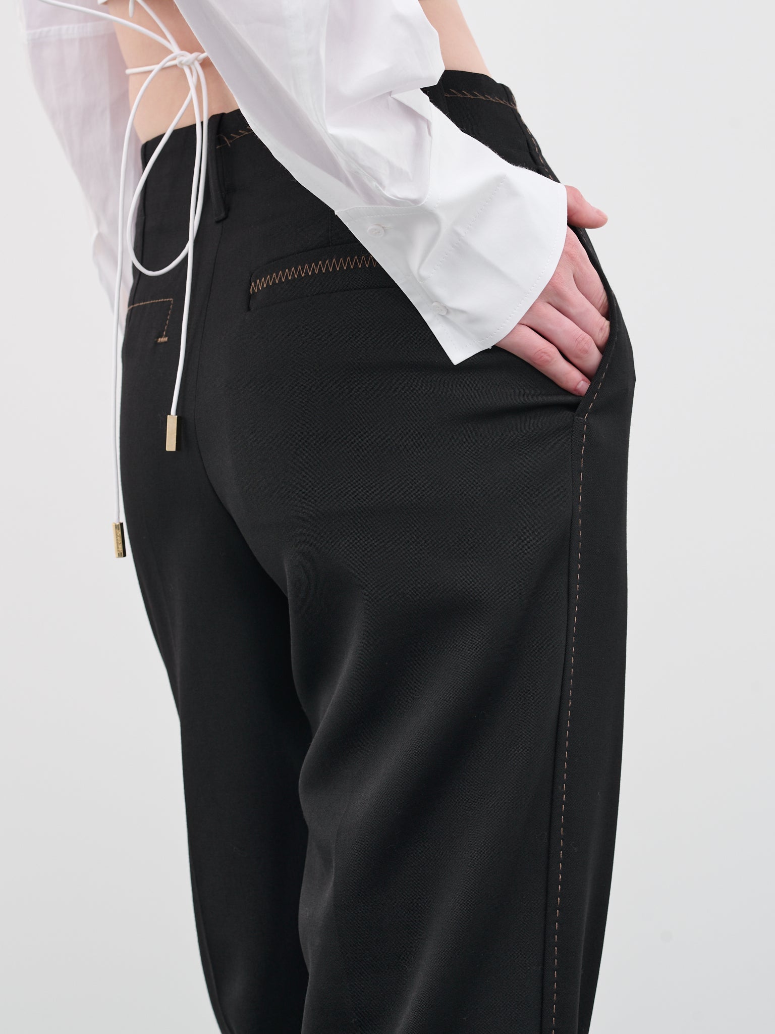 Le Pantalon Cordao (231PA037-1333-990-BLACK)