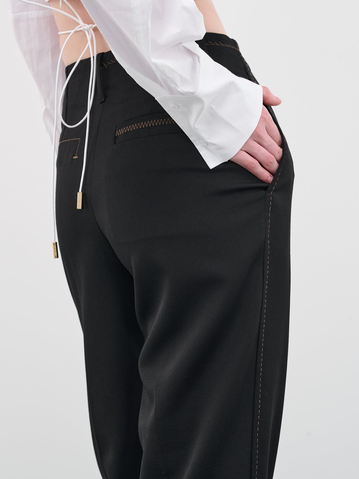 Le Pantalon Cordao (231PA037-1333-990-BLACK)
