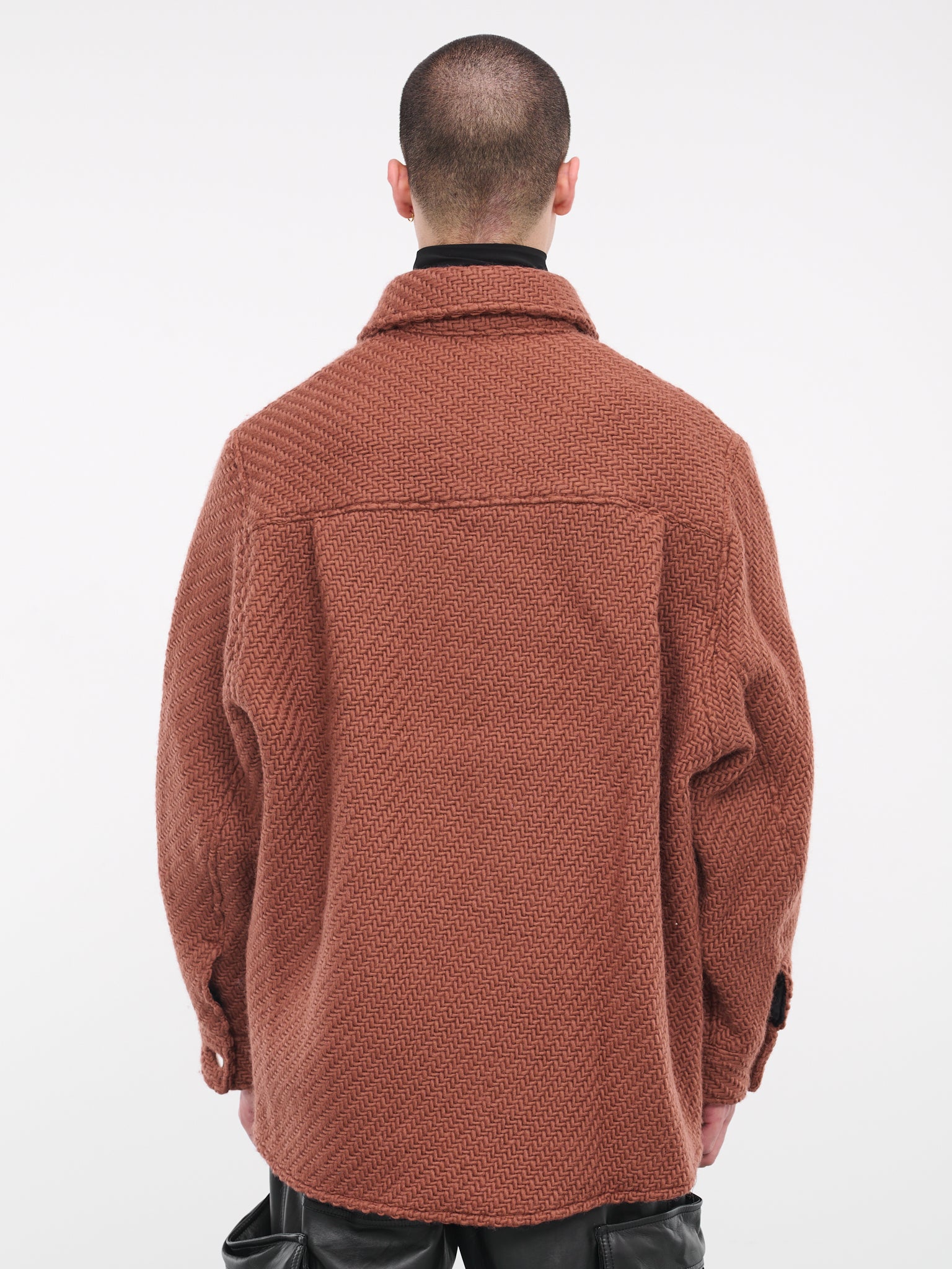 Woven Overshirt (232-NJK109-BRICK)