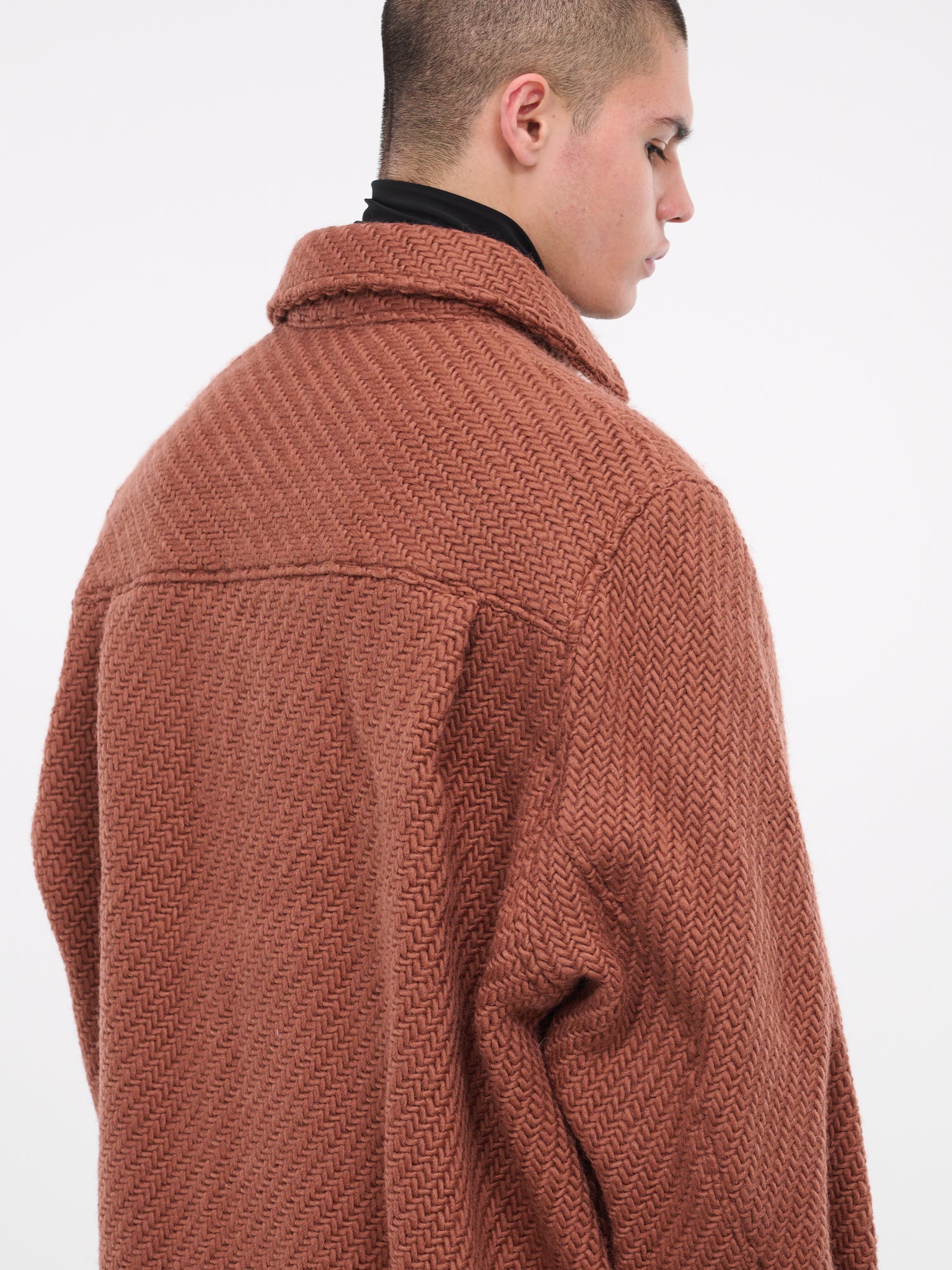 Woven Overshirt (232-NJK109-BRICK)