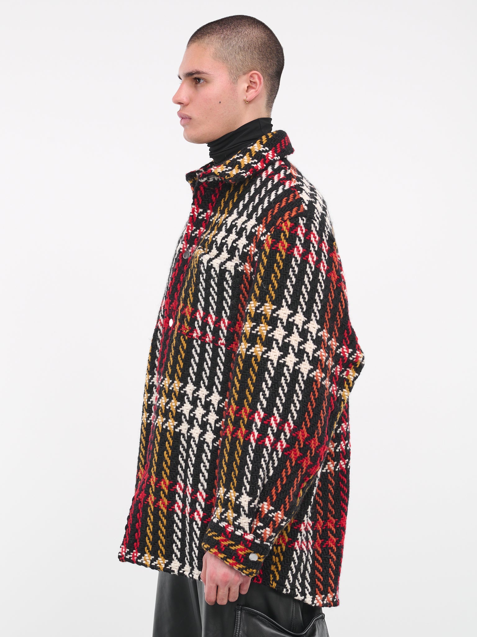 Woven Check Overshirt (232-NJK109-MULTI)