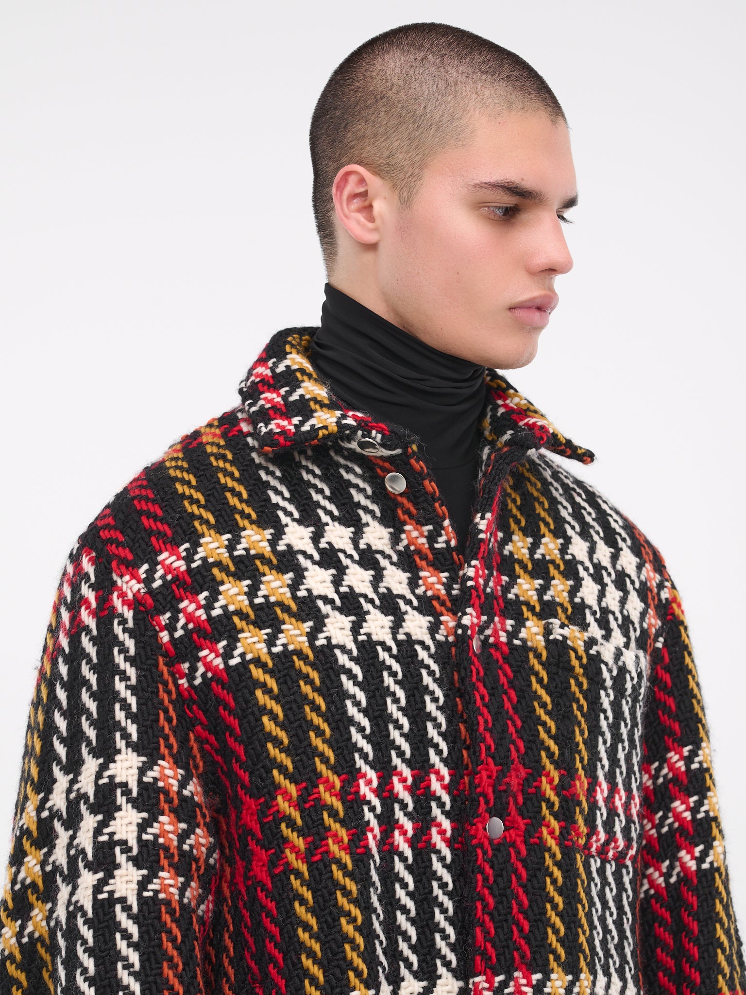 Woven Check Overshirt (232-NJK109-MULTI)