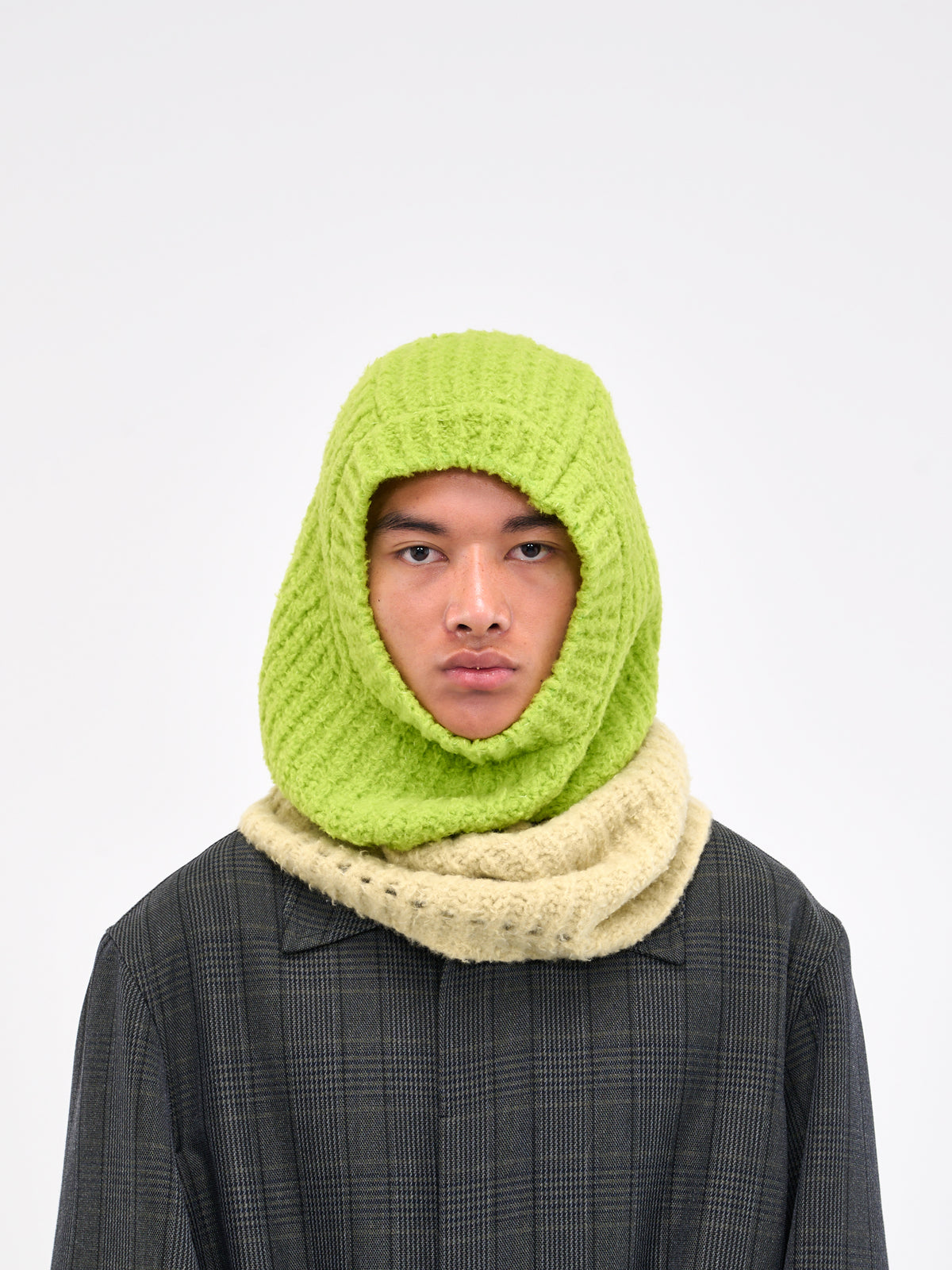 Oversized Balaclava (232-UKT012-BCLELME-LIME-SAGE)
