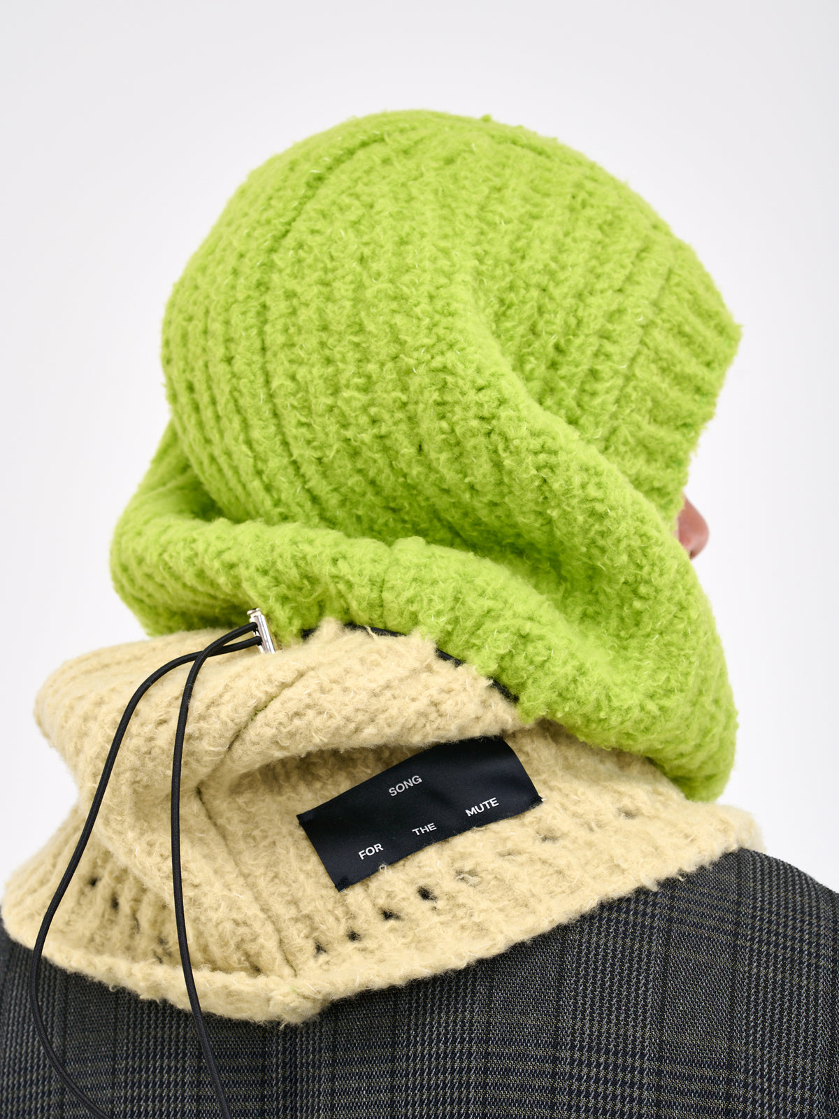 Oversized Balaclava (232-UKT012-BCLELME-LIME-SAGE)