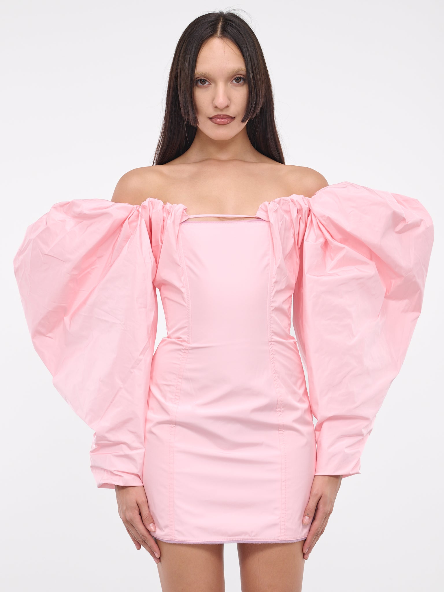 La robe Taffetas (233DR062-1472-LIGHT-PINK) La robe Taffetas (233DR062-1472-LIGHT-PINK)