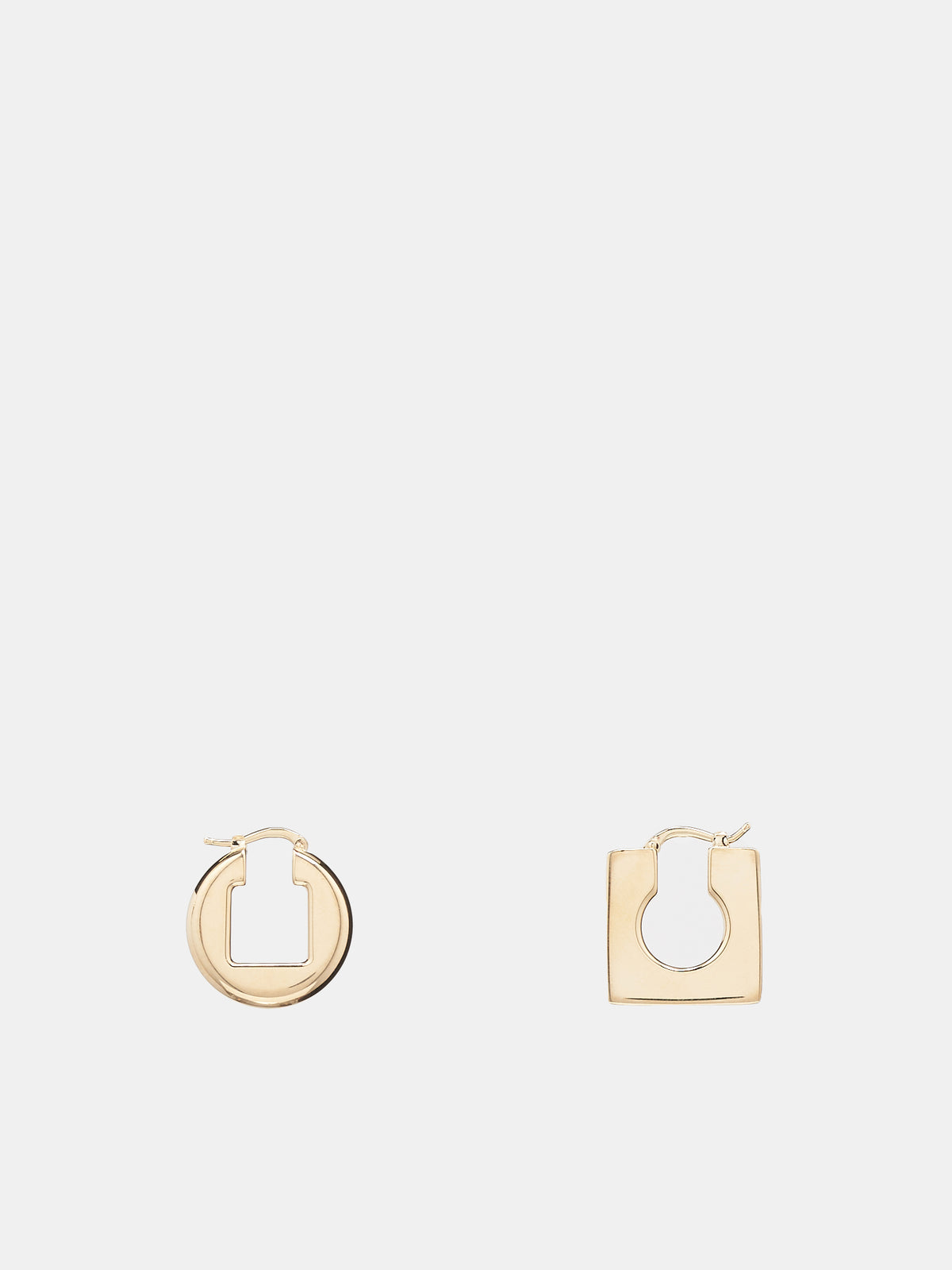 Les boucles rond carré (233JW567-5845-270-LIGHT-GOLD)