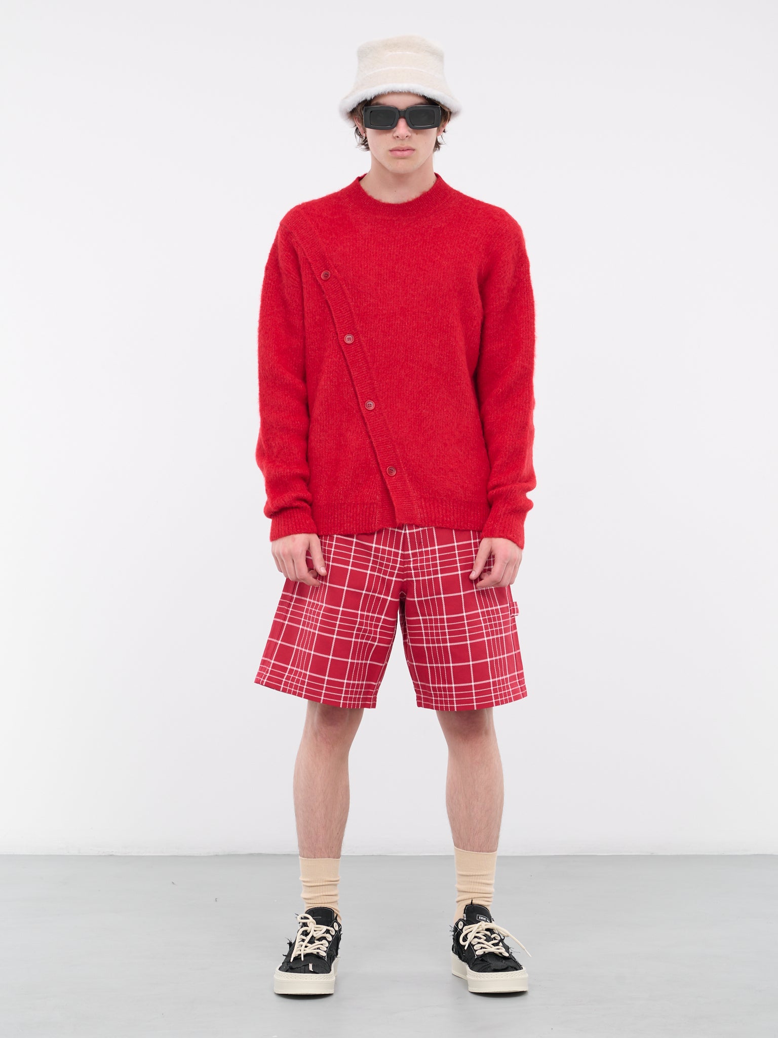 Le cardigan Pau (235KN109-2085-RED)
