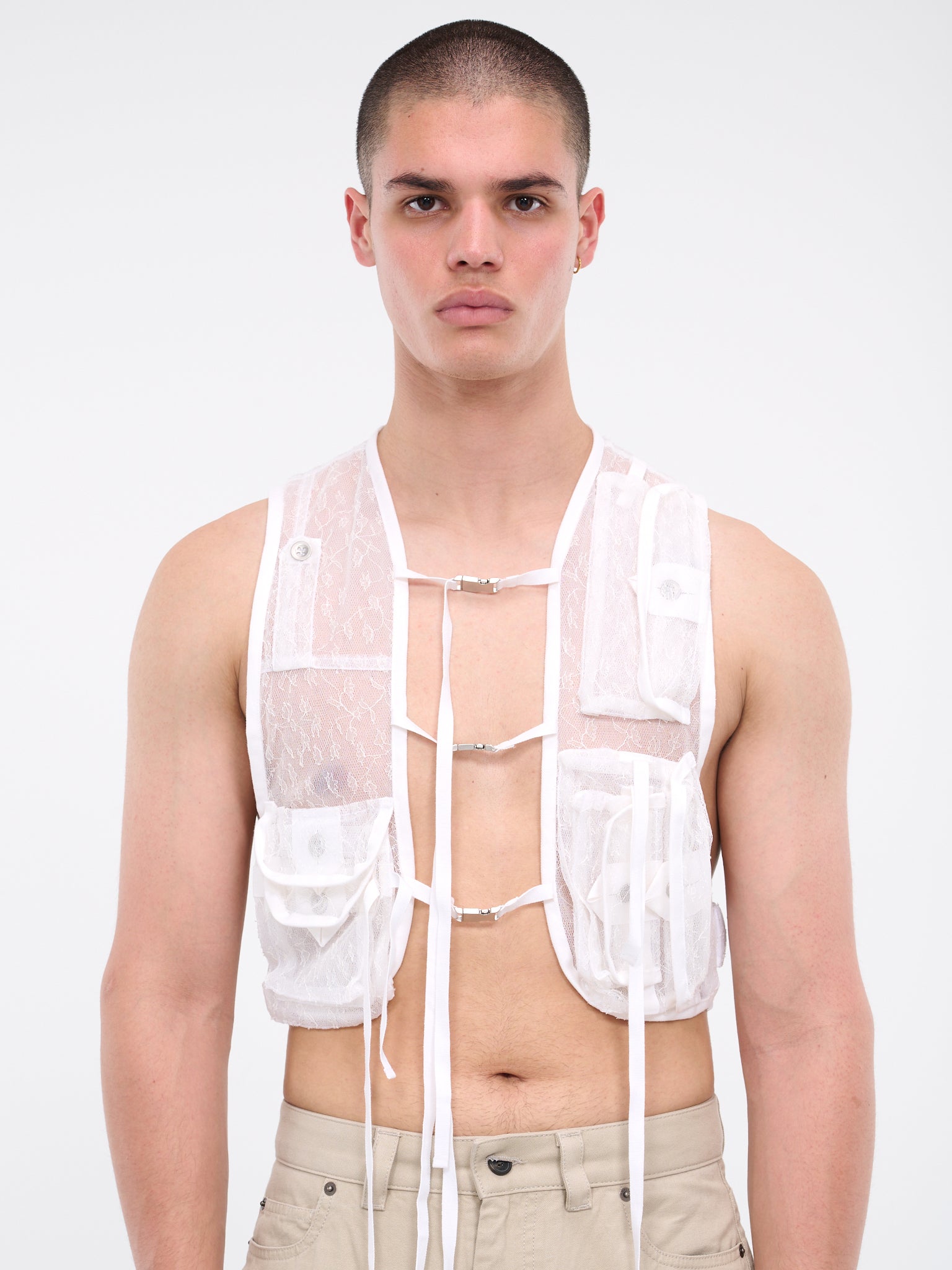 Le gilet (236BL036-1480-OFF-WHITE)