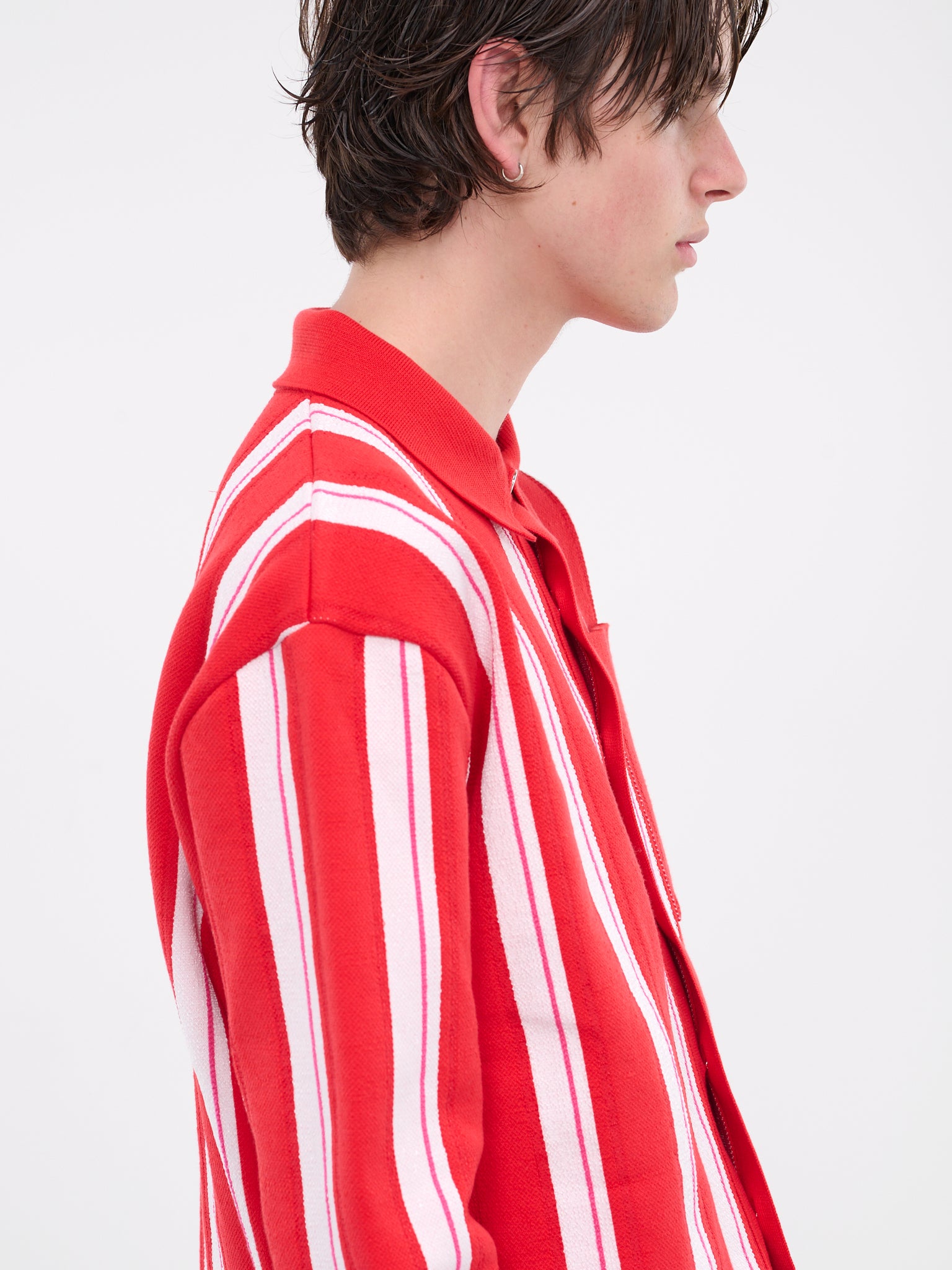 La chemise maille Polo (236KN288-2334-MULTI-RED)