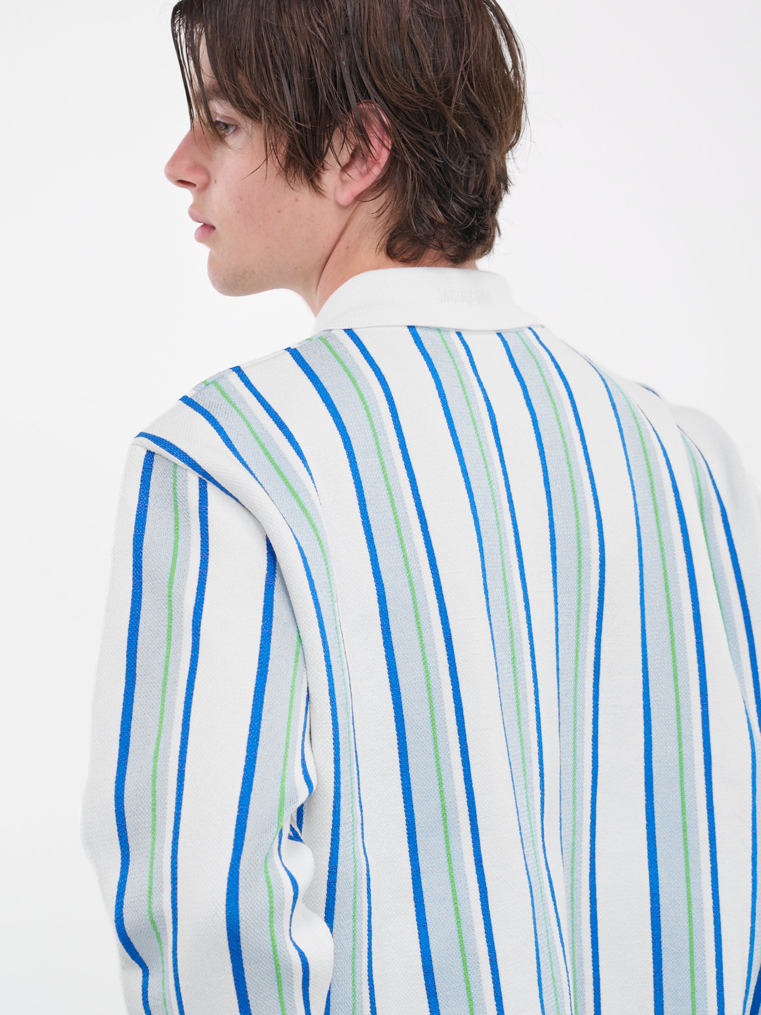 La chemise maille Polo (236KN288-2334-MULTI-WHITE)