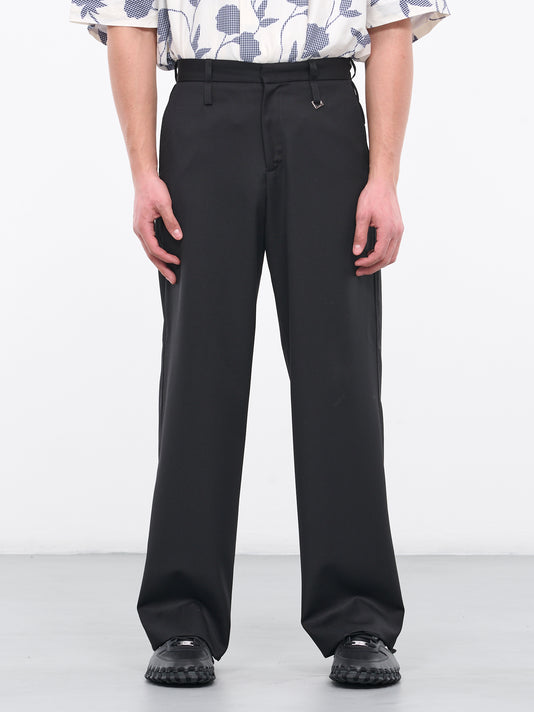 Le Pantalon Piccinni cotton-blend pants in beige - Jacquemus 