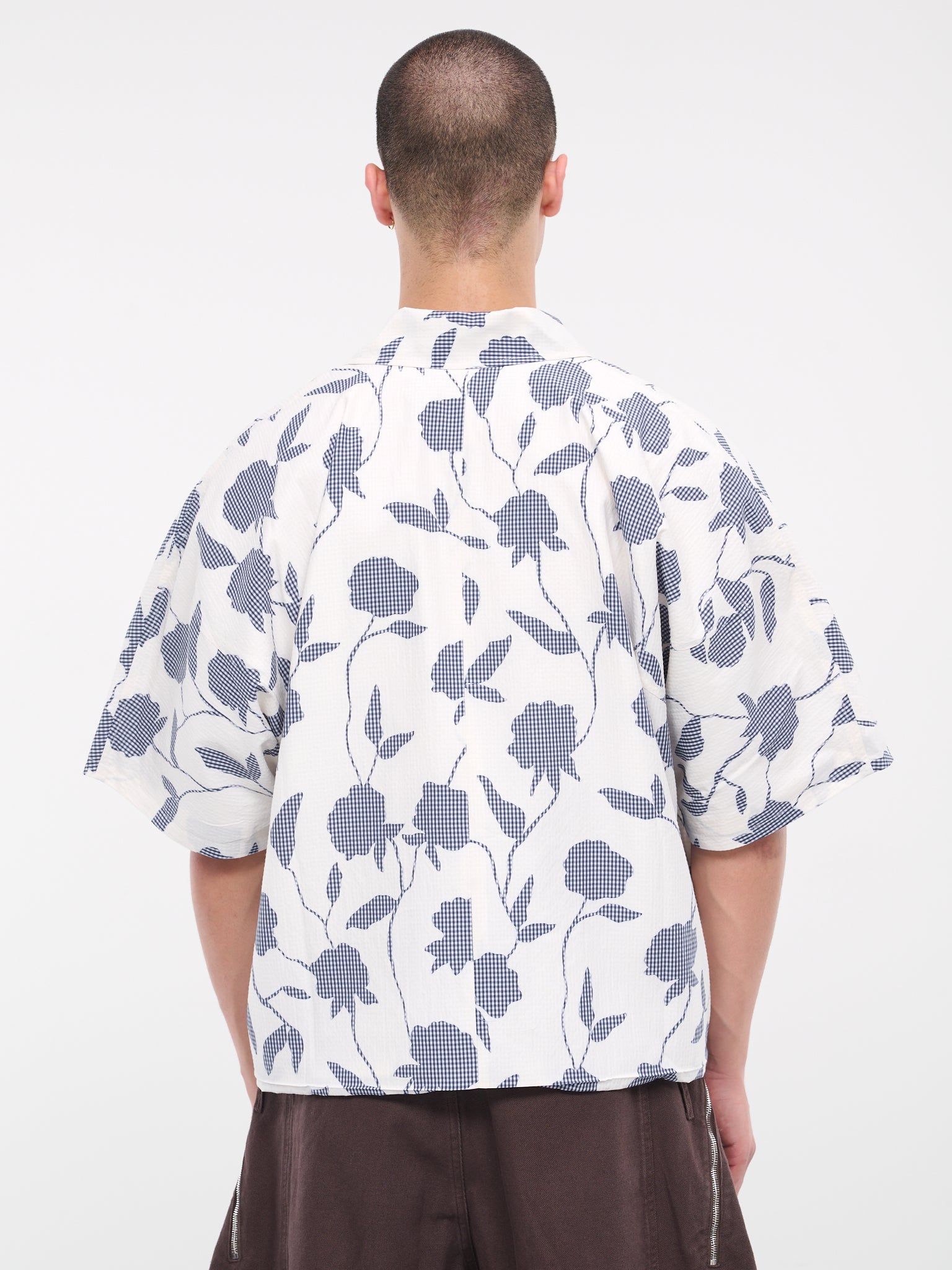 La chemise Disgreghi (236SH058-1499-ROSES-DARK-NAVY)