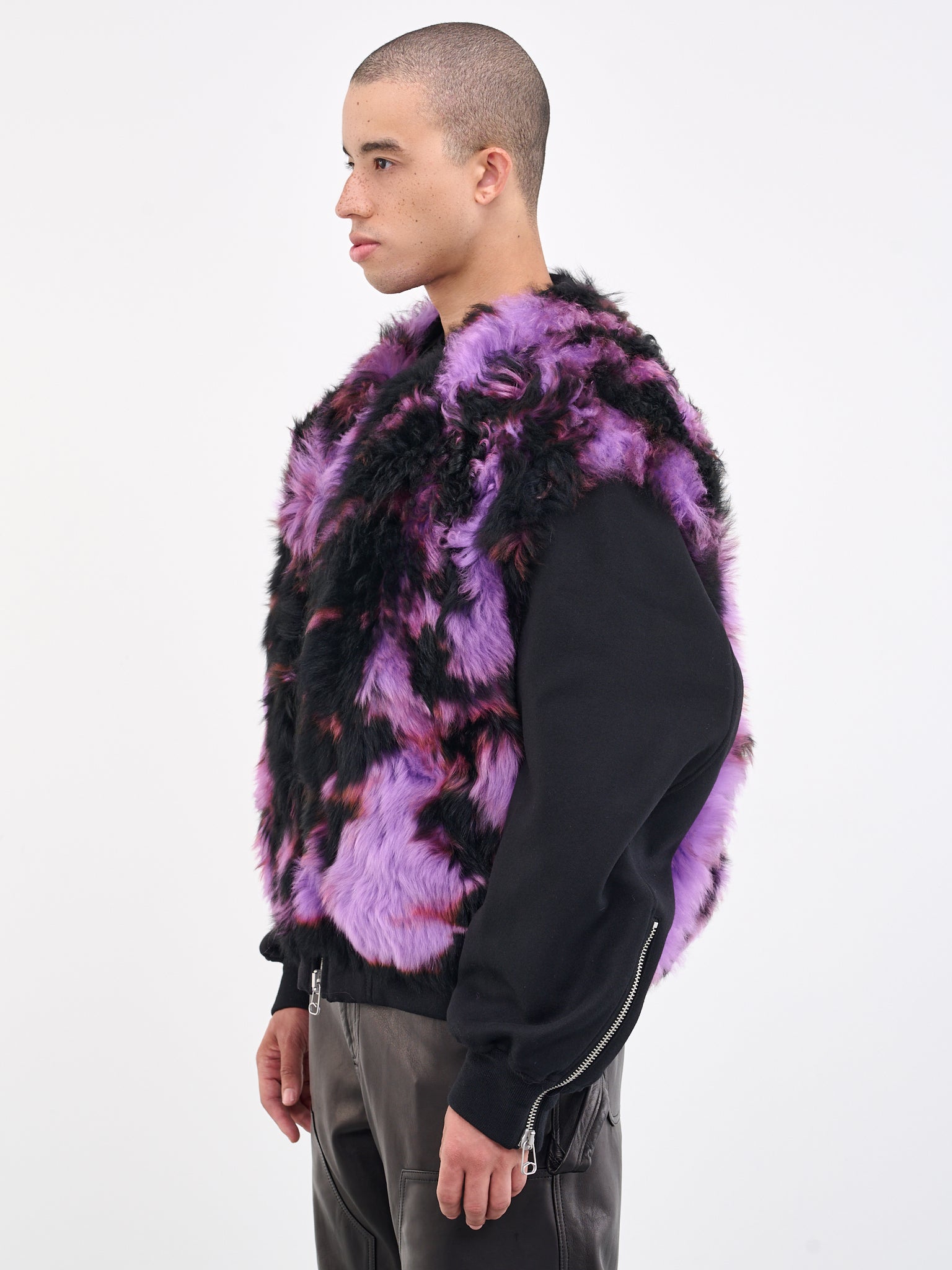 Tie-Dye Fur Jacket (23A28OAU49-SHE00175-536-SHEARL)