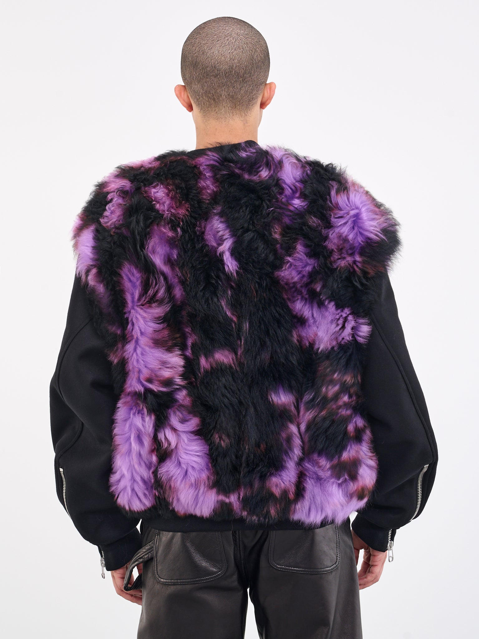 Tie-Dye Fur Jacket (23A28OAU49-SHE00175-536-SHEARL)