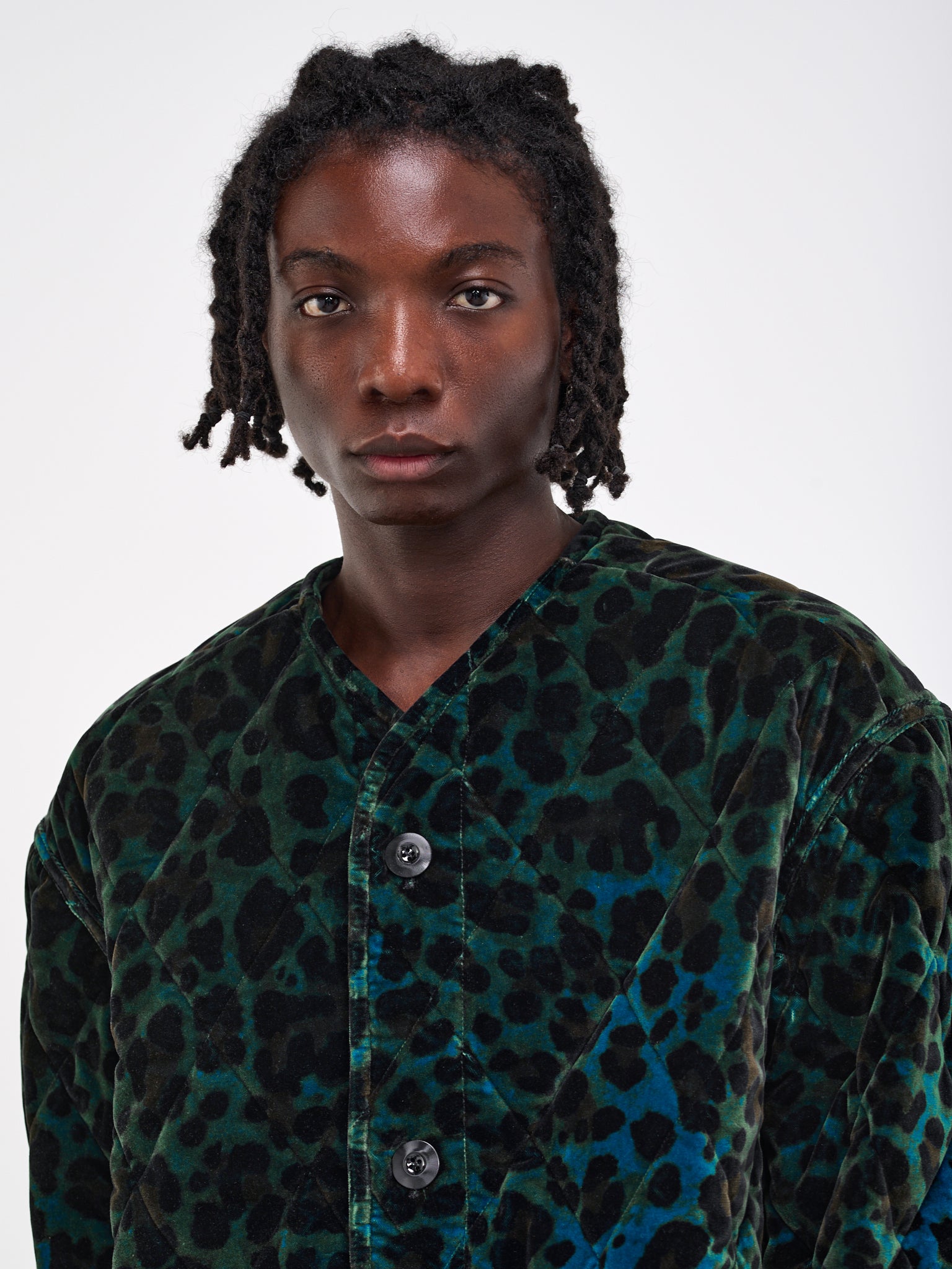Cheetah Quilted Jacket | H. Lorenzo - detail 1