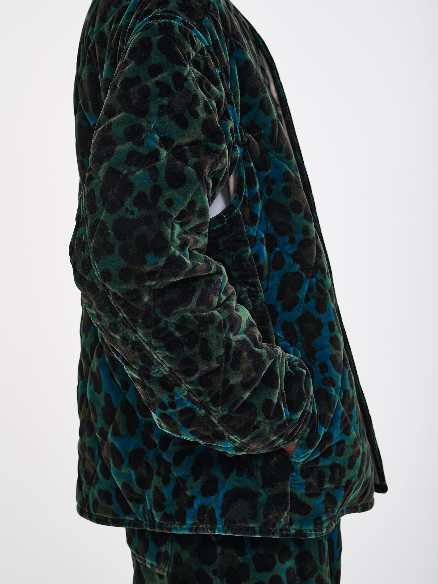 Cheetah Quilted Jacket | H. Lorenzo - detail 2