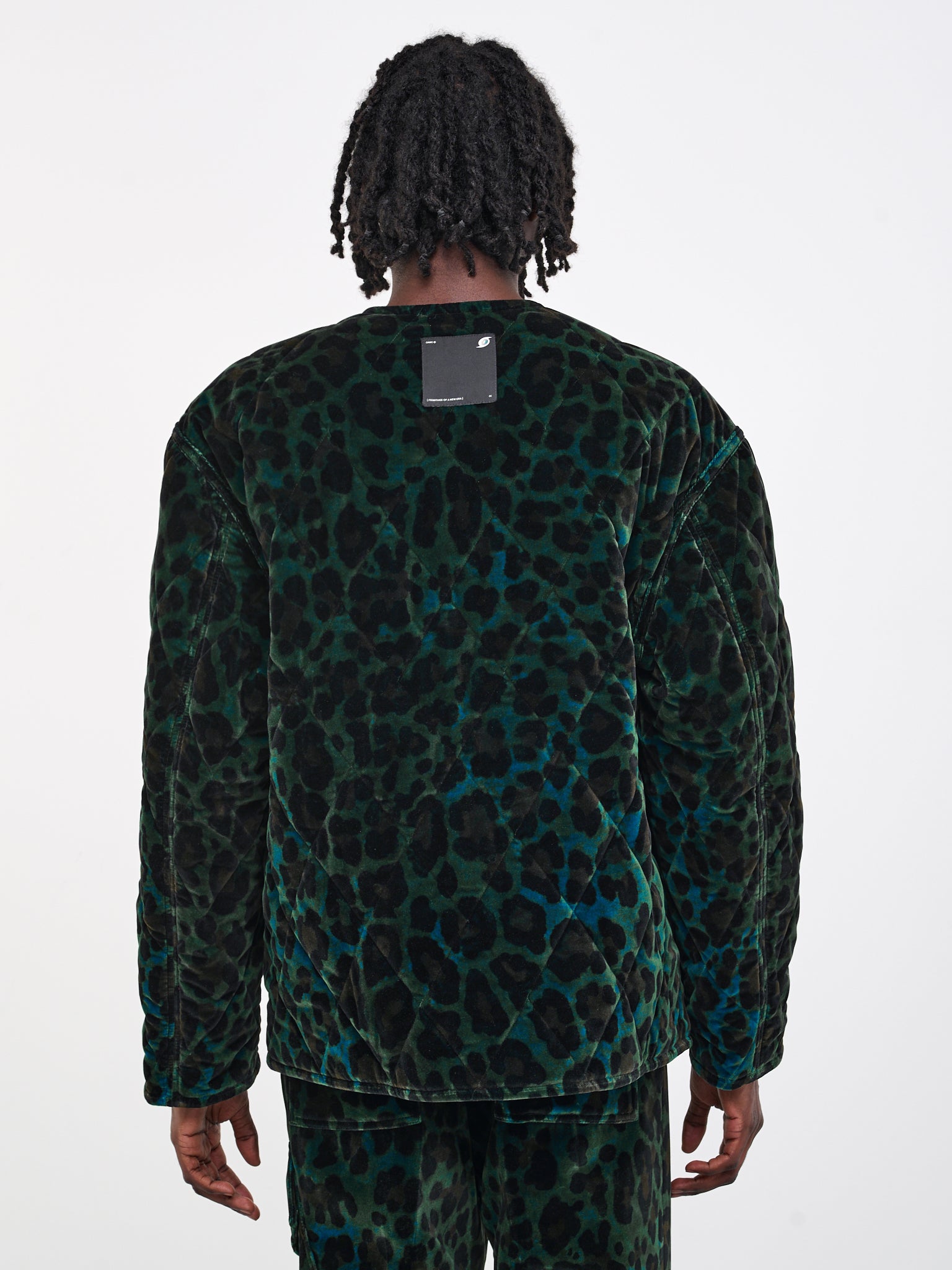 Cheetah Quilted Jacket | H. Lorenzo - back